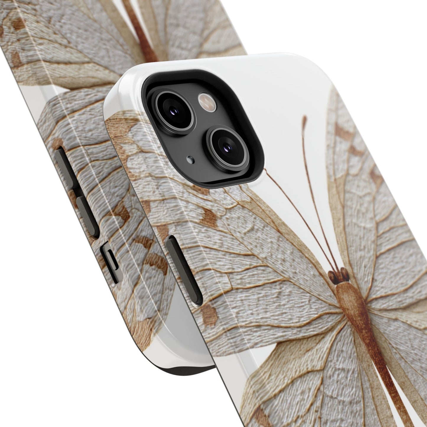 Butterfly Impact-Resistant Phone Case, Nature Lover Gift, Durable Phone Cover, Eco-Friendly Accessories, Unique Butterfly Design