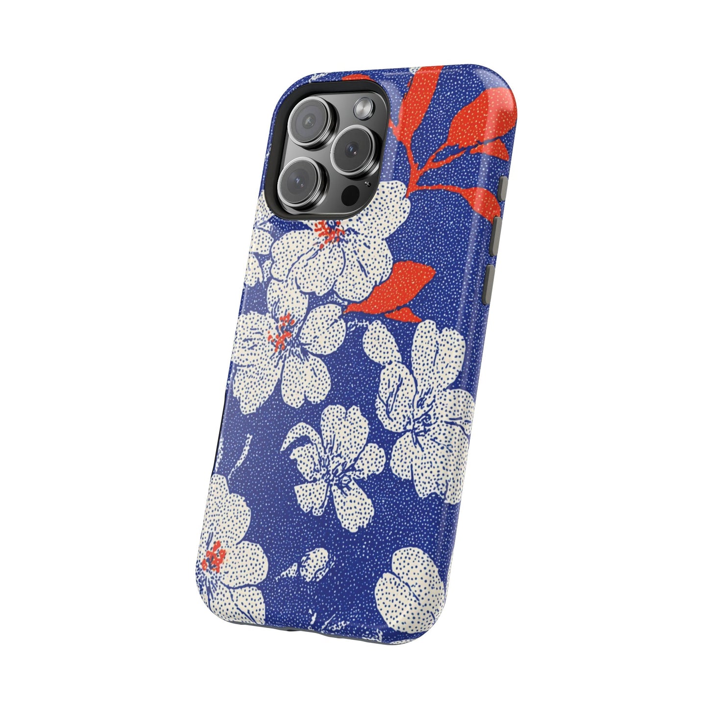 Floral Magnetic Phone Case - Durable Impact-Resistant Cover, Stylish Protection for Your Phone, Perfect Gift for Tech Lovers, Summer [...]