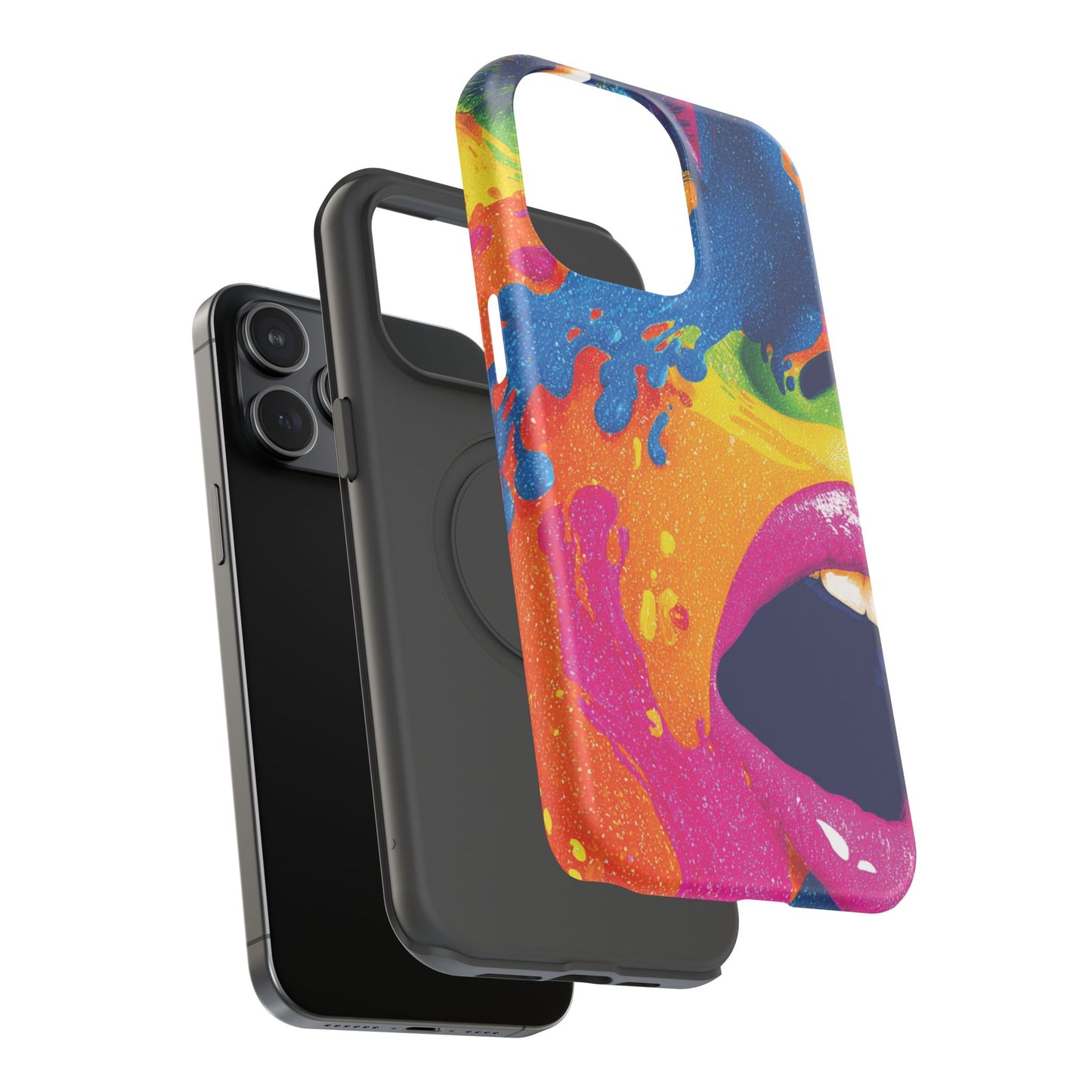 Vibrant Phone Cases with Impact Resistance, Colorful Phone Cover, Durable Mobile Case, Trendy Tech Accessories, Gift for Her