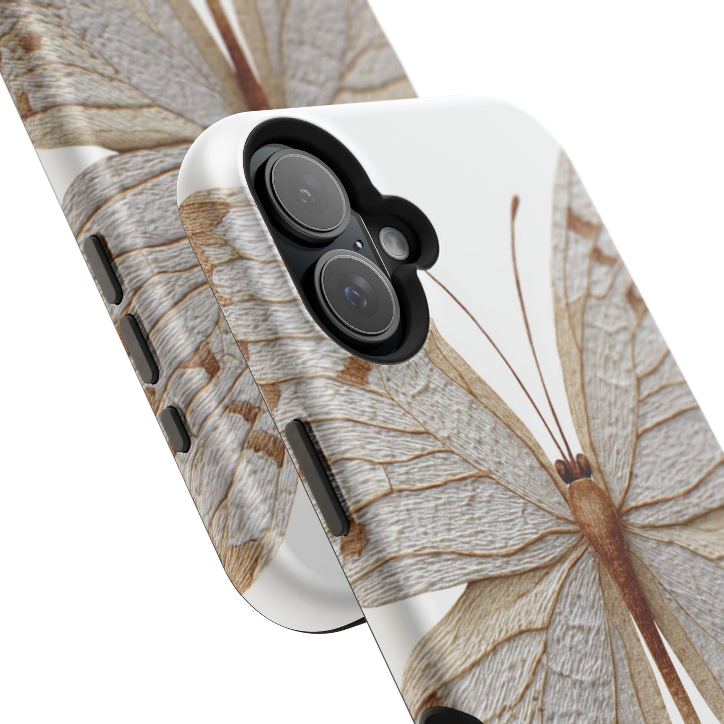 Butterfly Impact-Resistant Phone Case, Nature Lover Gift, Durable Phone Cover, Eco-Friendly Accessories, Unique Butterfly Design