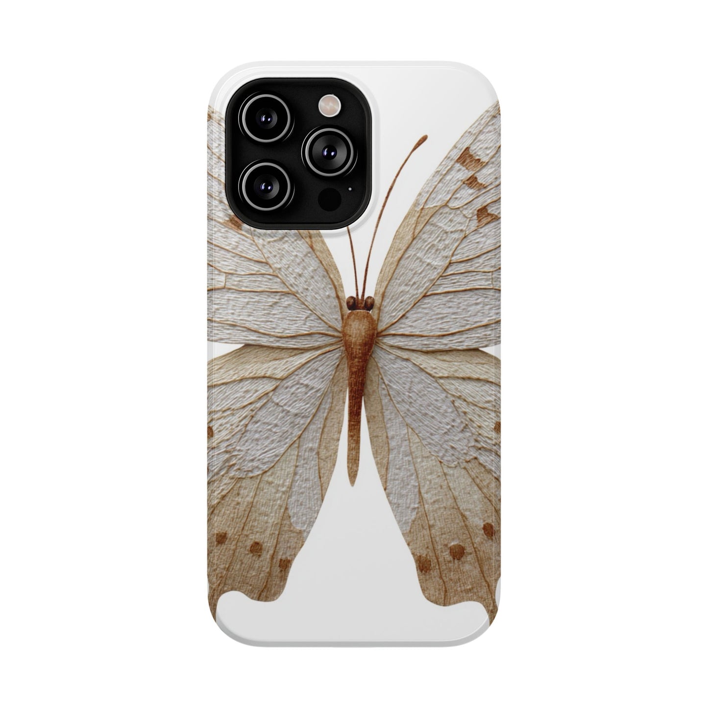 Butterfly Impact-Resistant Phone Case, Nature Lover Gift, Durable Phone Cover, Eco-Friendly Accessories, Unique Butterfly Design