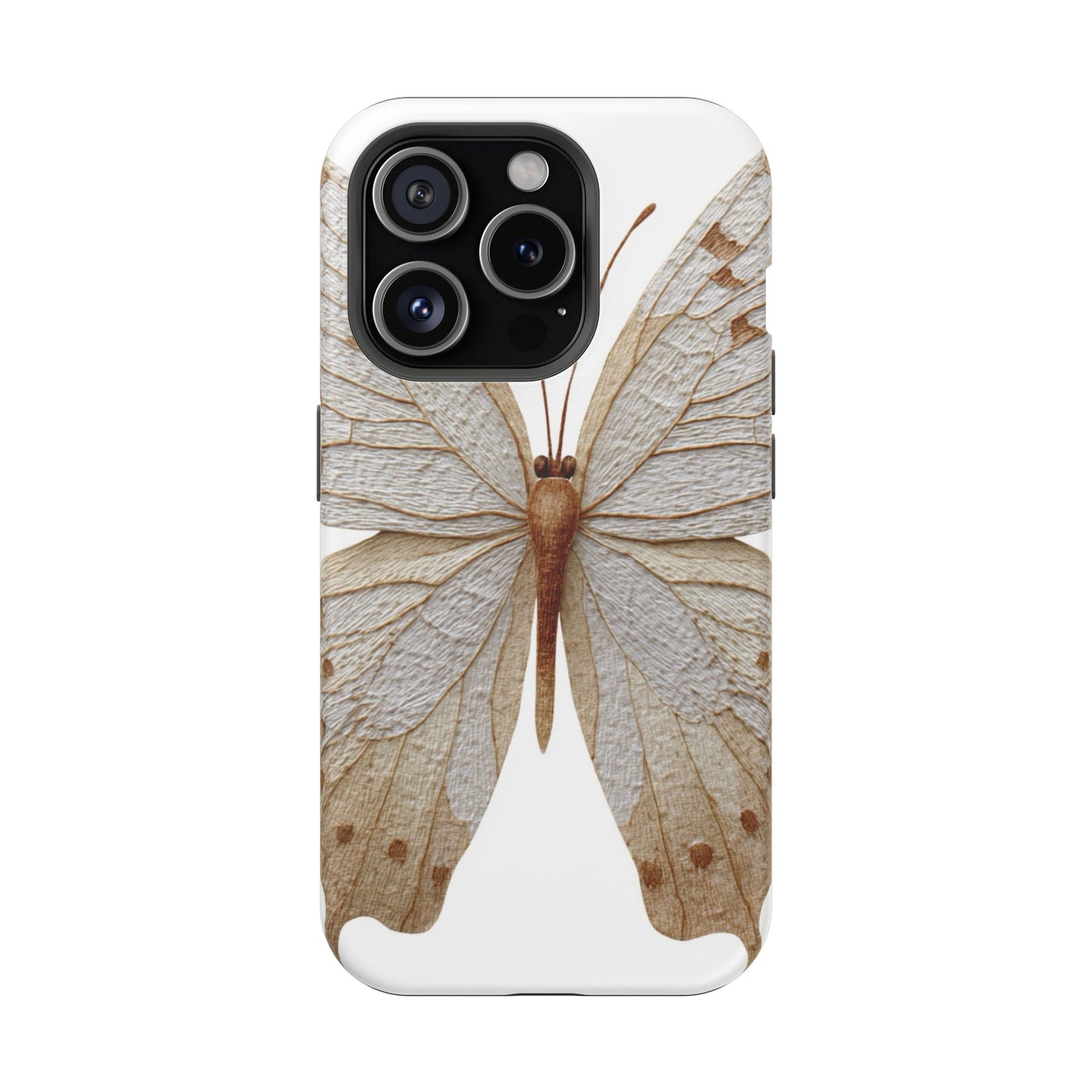 Butterfly Impact-Resistant Phone Case, Nature Lover Gift, Durable Phone Cover, Eco-Friendly Accessories, Unique Butterfly Design