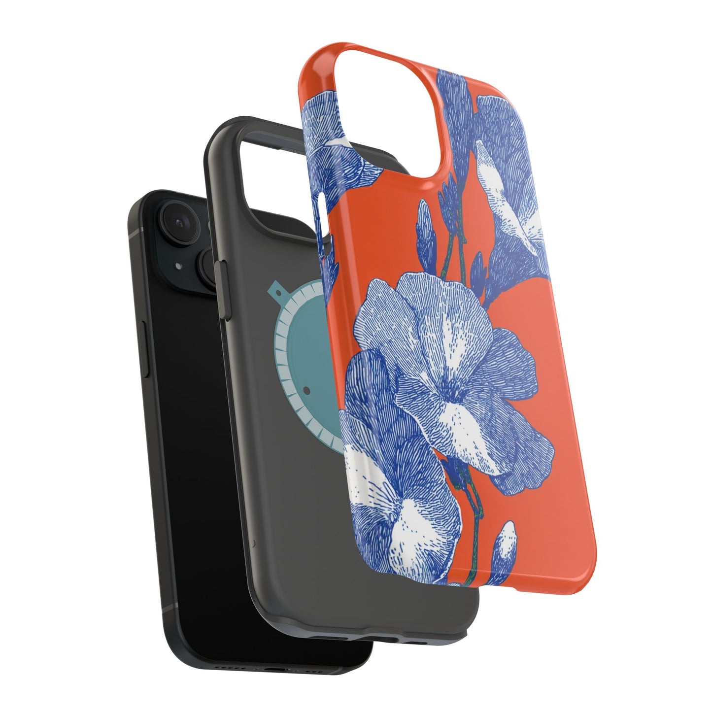 Floral Magnetic Phone Cases - Durable, Stylish, Perfect Gift, Phone Protection, Technology Accessories
