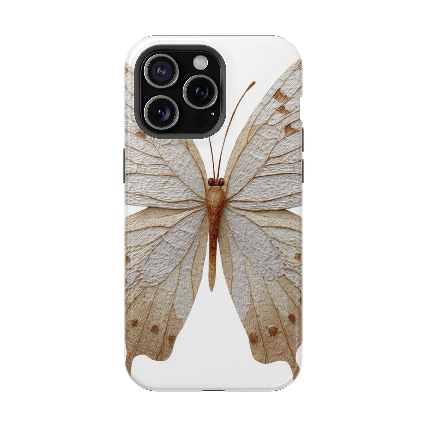 Butterfly Impact-Resistant Phone Case, Nature Lover Gift, Durable Phone Cover, Eco-Friendly Accessories, Unique Butterfly Design