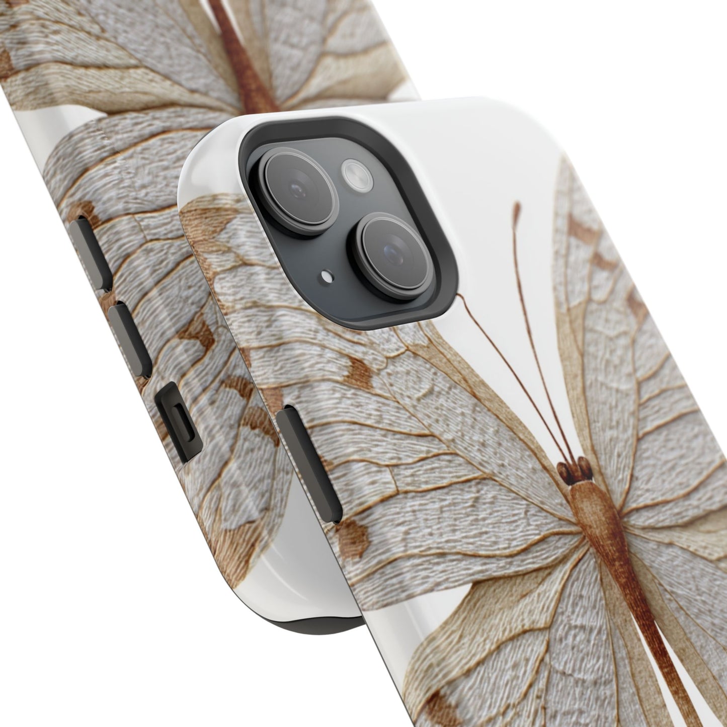 Butterfly Impact-Resistant Phone Case, Nature Lover Gift, Durable Phone Cover, Eco-Friendly Accessories, Unique Butterfly Design