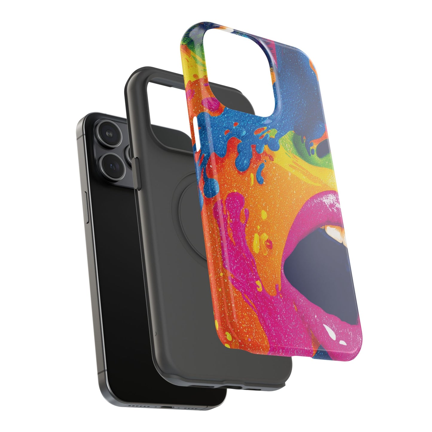 Vibrant Phone Cases with Impact Resistance, Colorful Phone Cover, Durable Mobile Case, Trendy Tech Accessories, Gift for Her