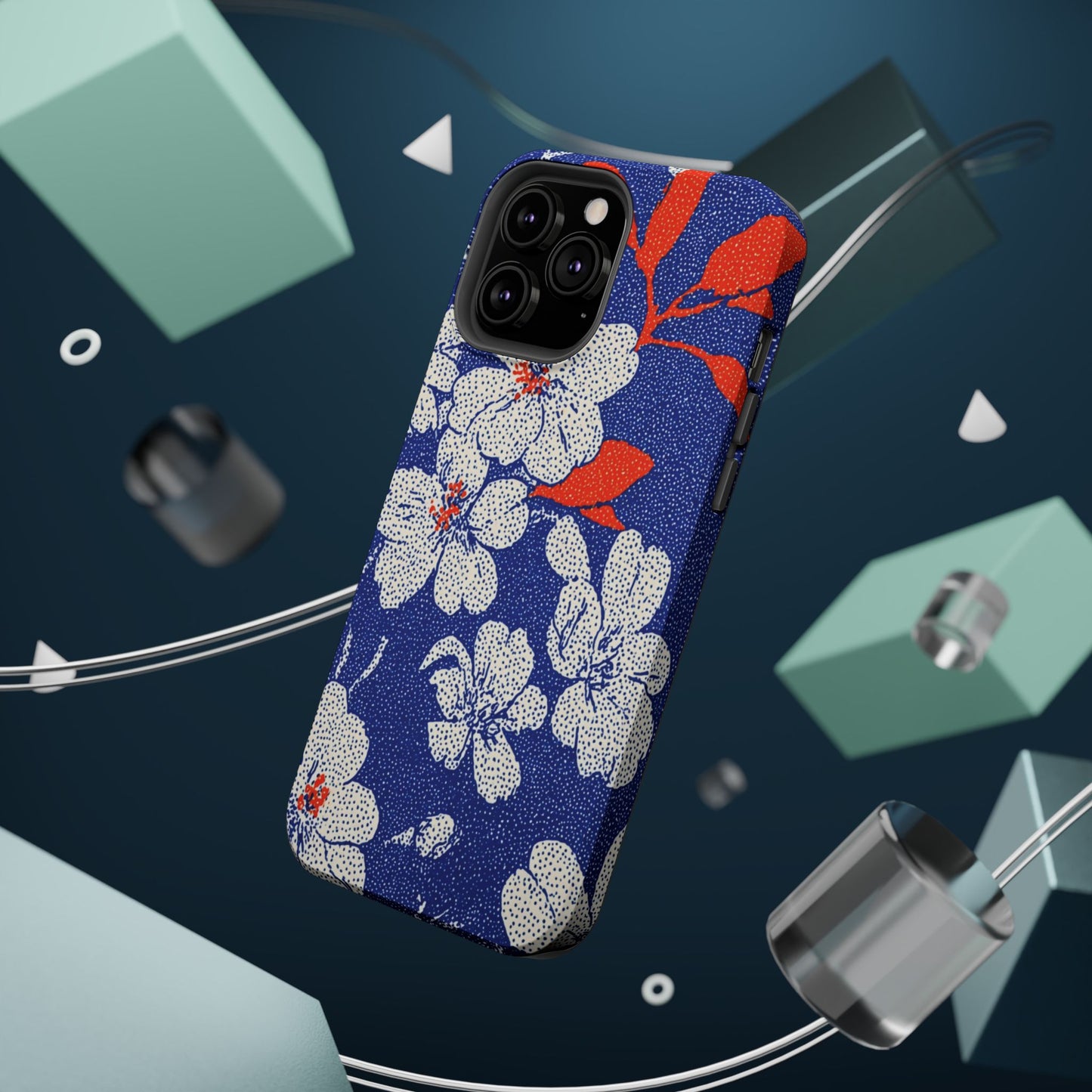 Floral Magnetic Phone Case - Durable Impact-Resistant Cover, Stylish Protection for Your Phone, Perfect Gift for Tech Lovers, Summer [...]