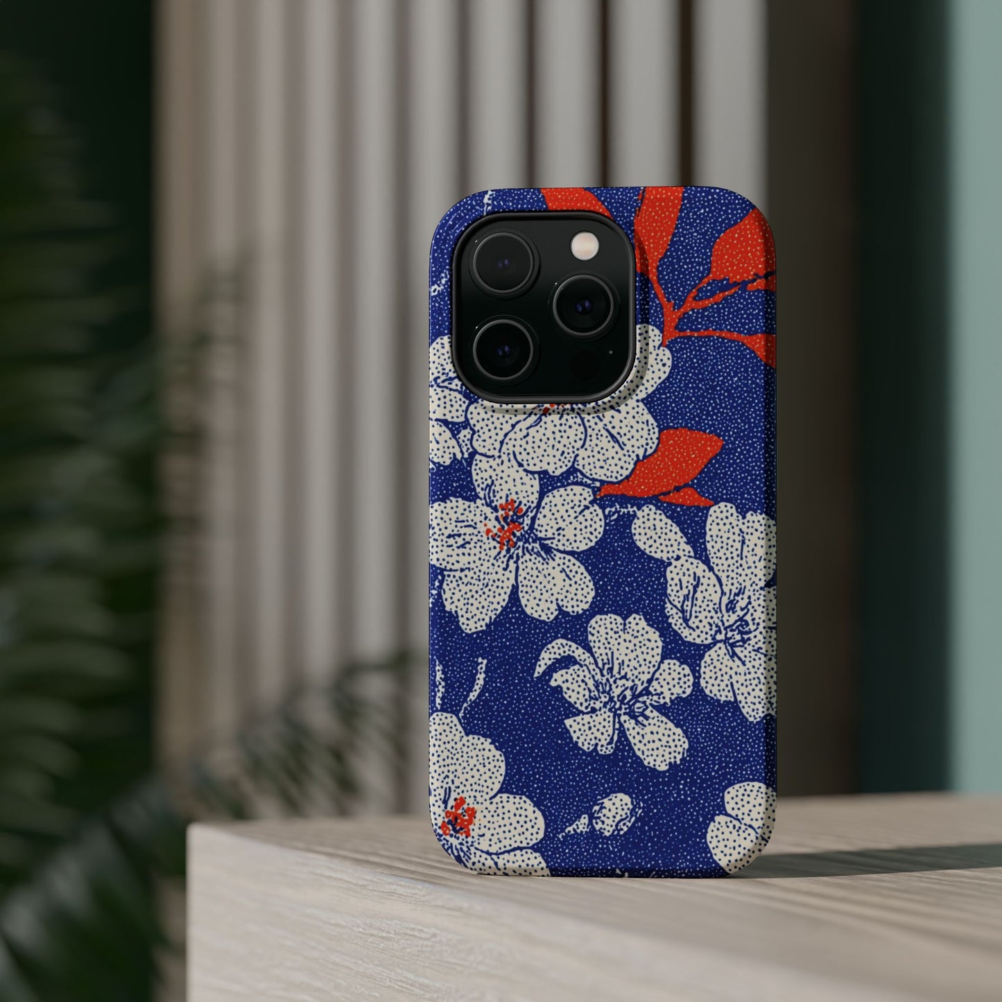 Floral Magnetic Phone Case - Durable Impact-Resistant Cover, Stylish Protection for Your Phone, Perfect Gift for Tech Lovers, Summer [...]