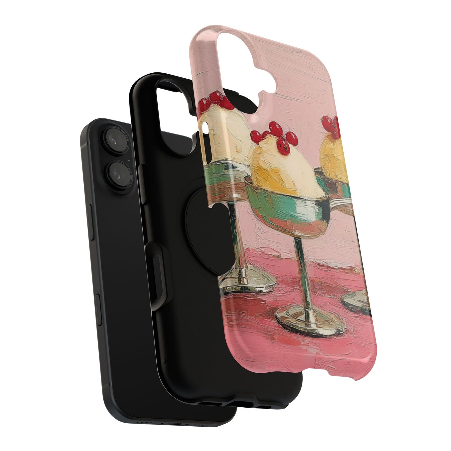 Delightful Ice Cream Cone Phone Case, Cute Phone Cover, Fun Smartphone Protection, Sweet Gift for Foodies, Whimsical Art Accessory
