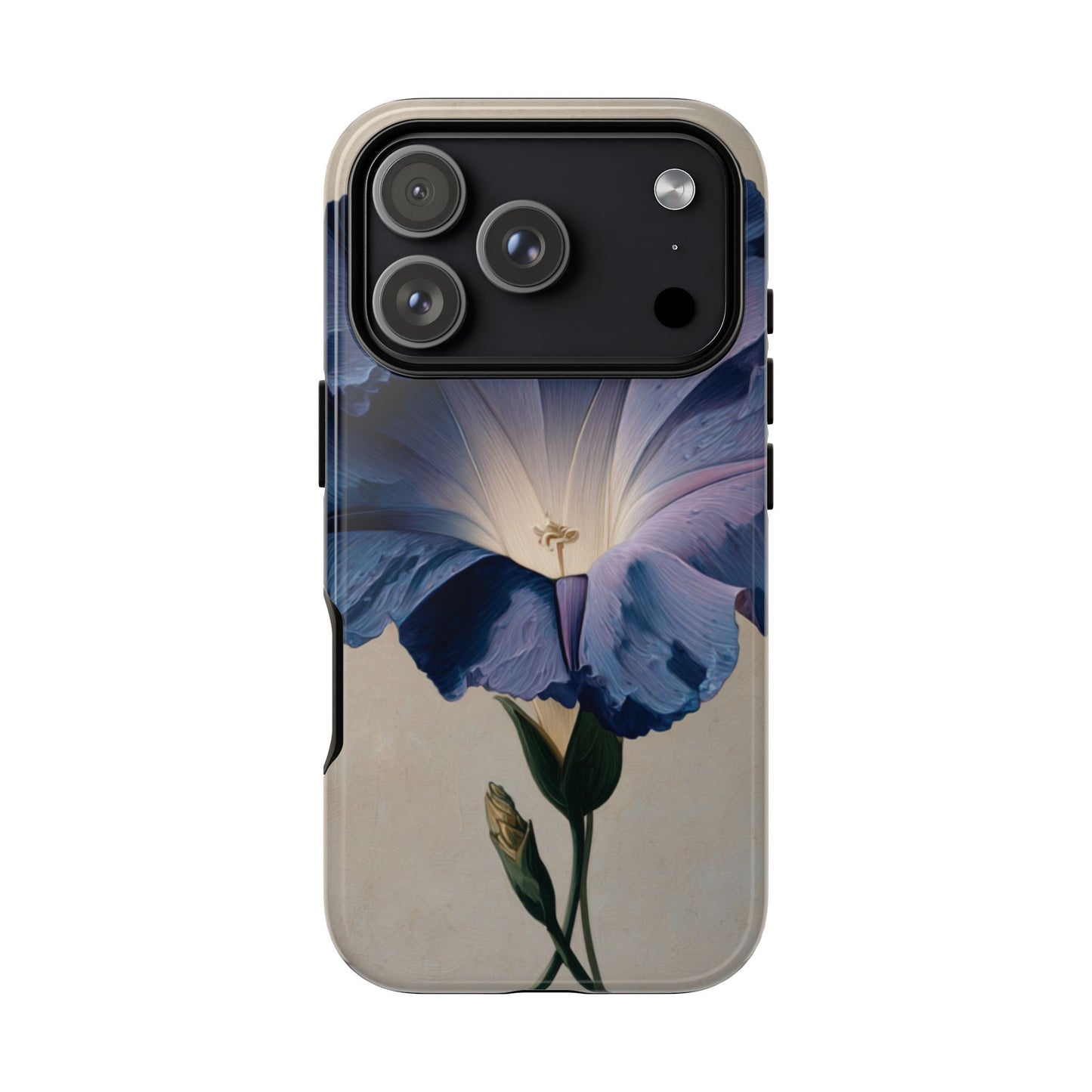Floral Phone Case, Tough Cases with Purple Flower Design, Gift for Nature Lovers, Floral Decor, Phone Accessories