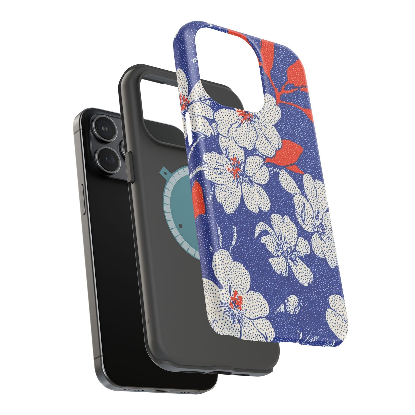 Floral Magnetic Phone Case - Durable Impact-Resistant Cover, Stylish Protection for Your Phone, Perfect Gift for Tech Lovers, Summer [...]