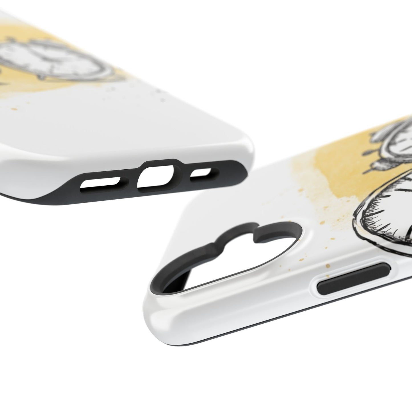 Vintage Clock Phone Case, Impact Resistant Cover for iPhone, Retro Style Gift, Timepiece Design, Unique Phone Accessory