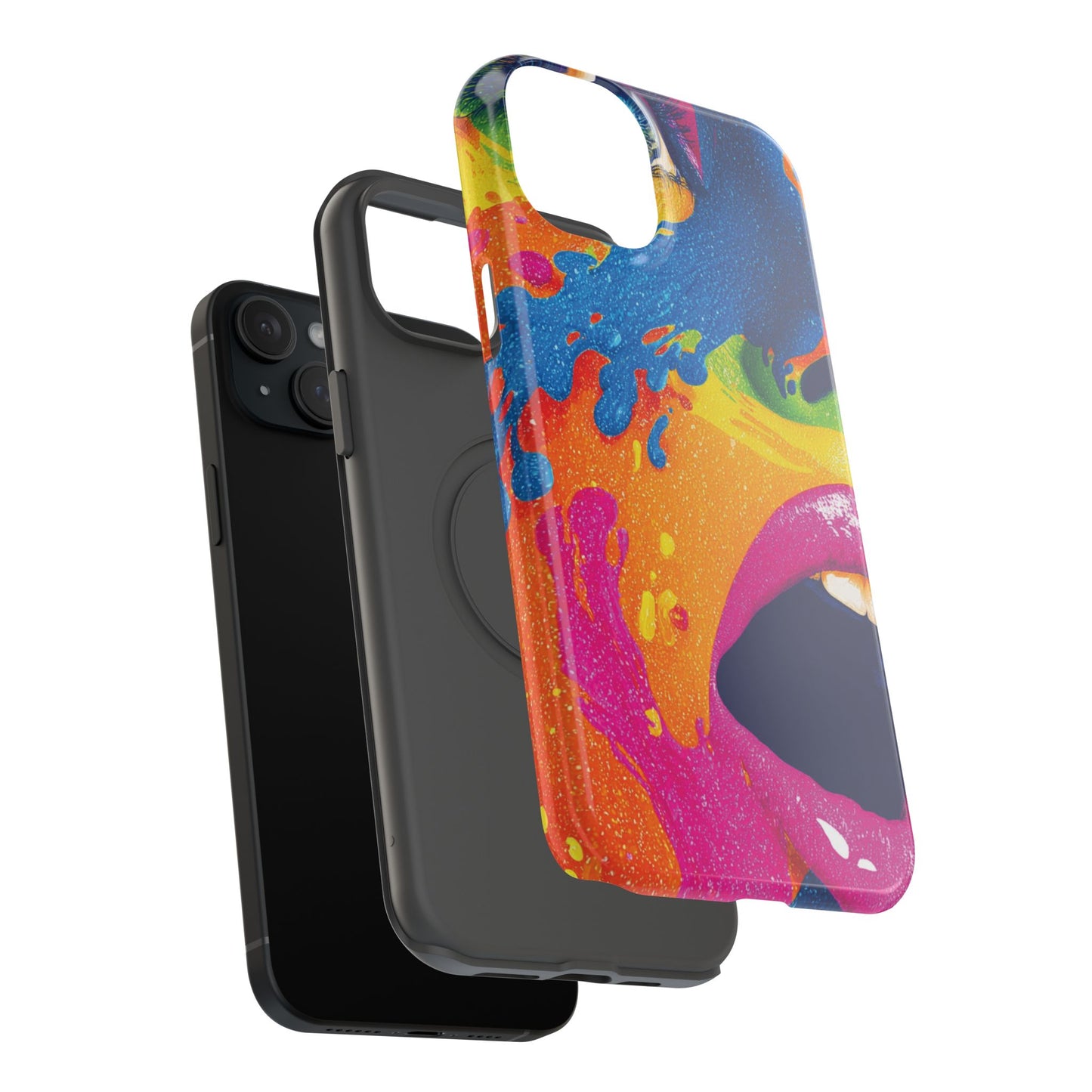 Vibrant Phone Cases with Impact Resistance, Colorful Phone Cover, Durable Mobile Case, Trendy Tech Accessories, Gift for Her