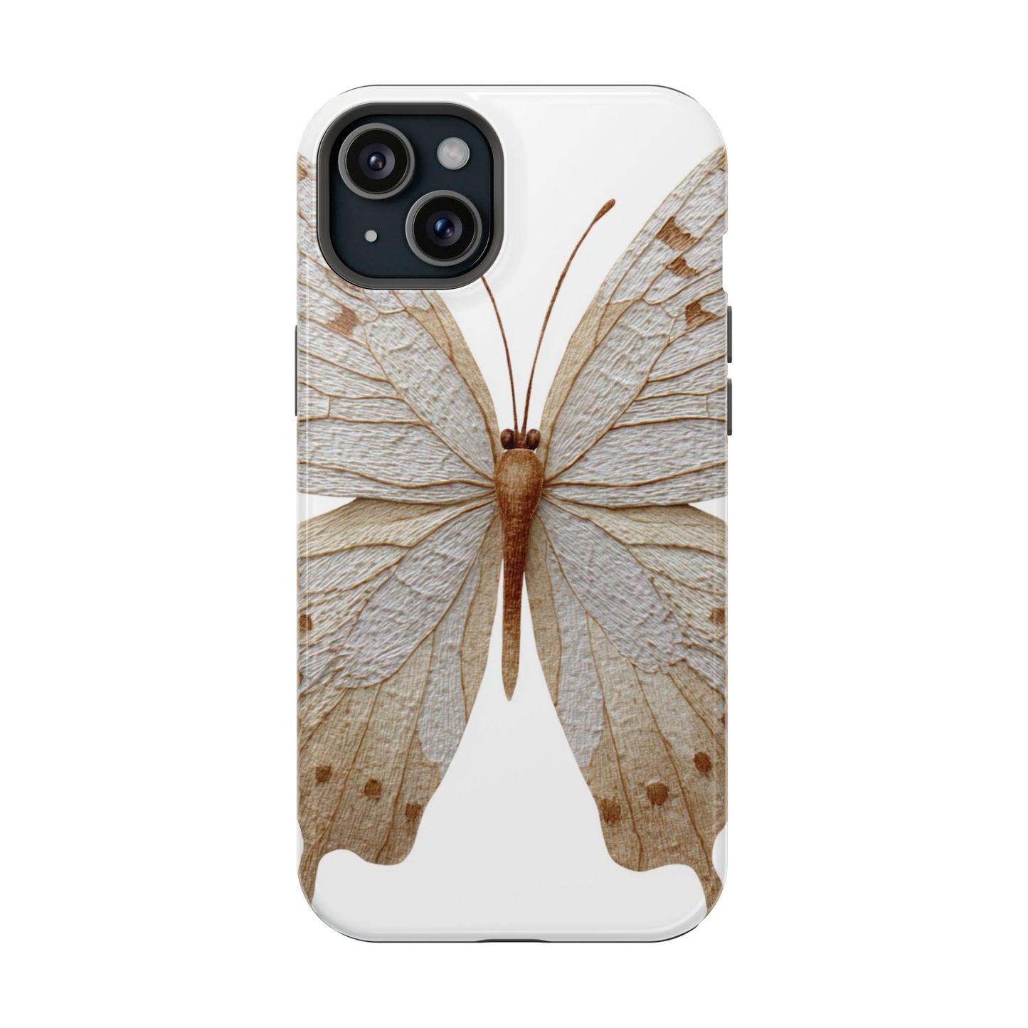 Butterfly Impact-Resistant Phone Case, Nature Lover Gift, Durable Phone Cover, Eco-Friendly Accessories, Unique Butterfly Design