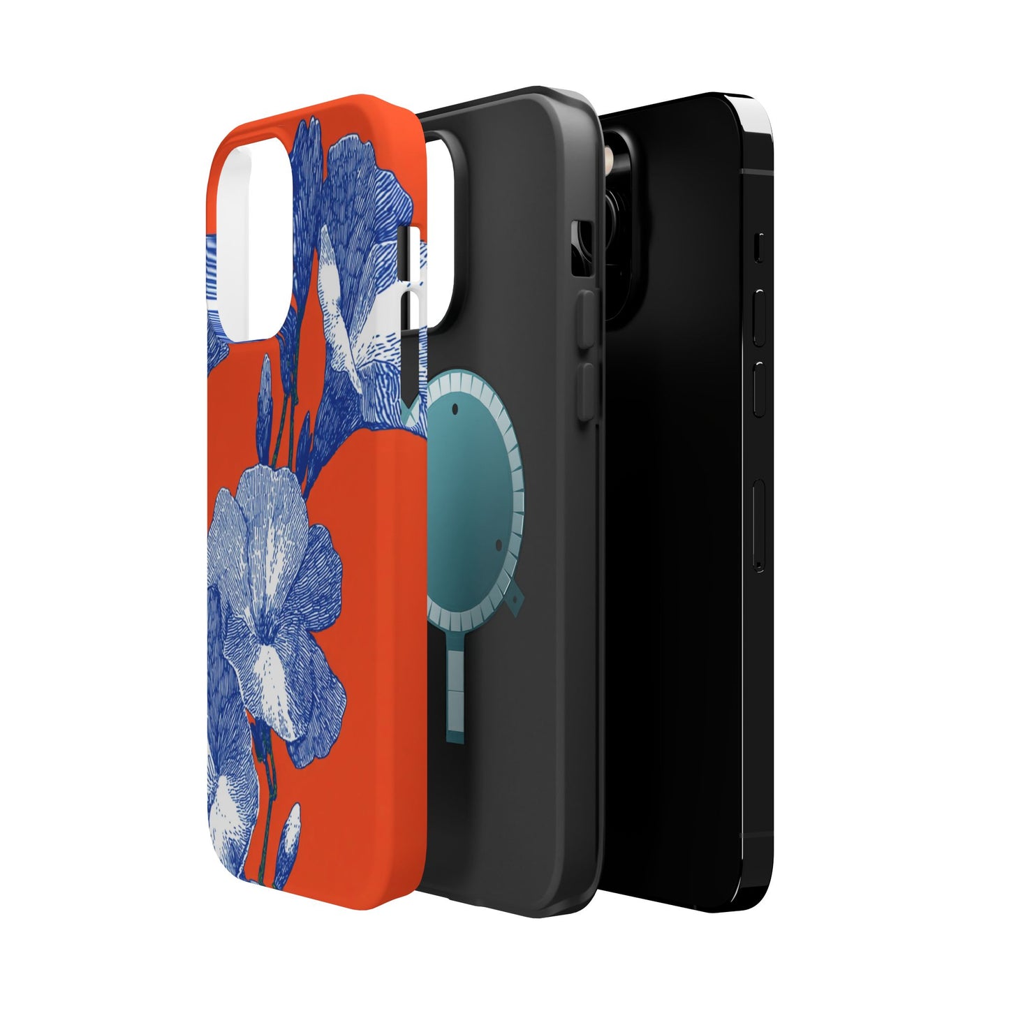 Floral Magnetic Phone Cases - Durable, Stylish, Perfect Gift, Phone Protection, Technology Accessories