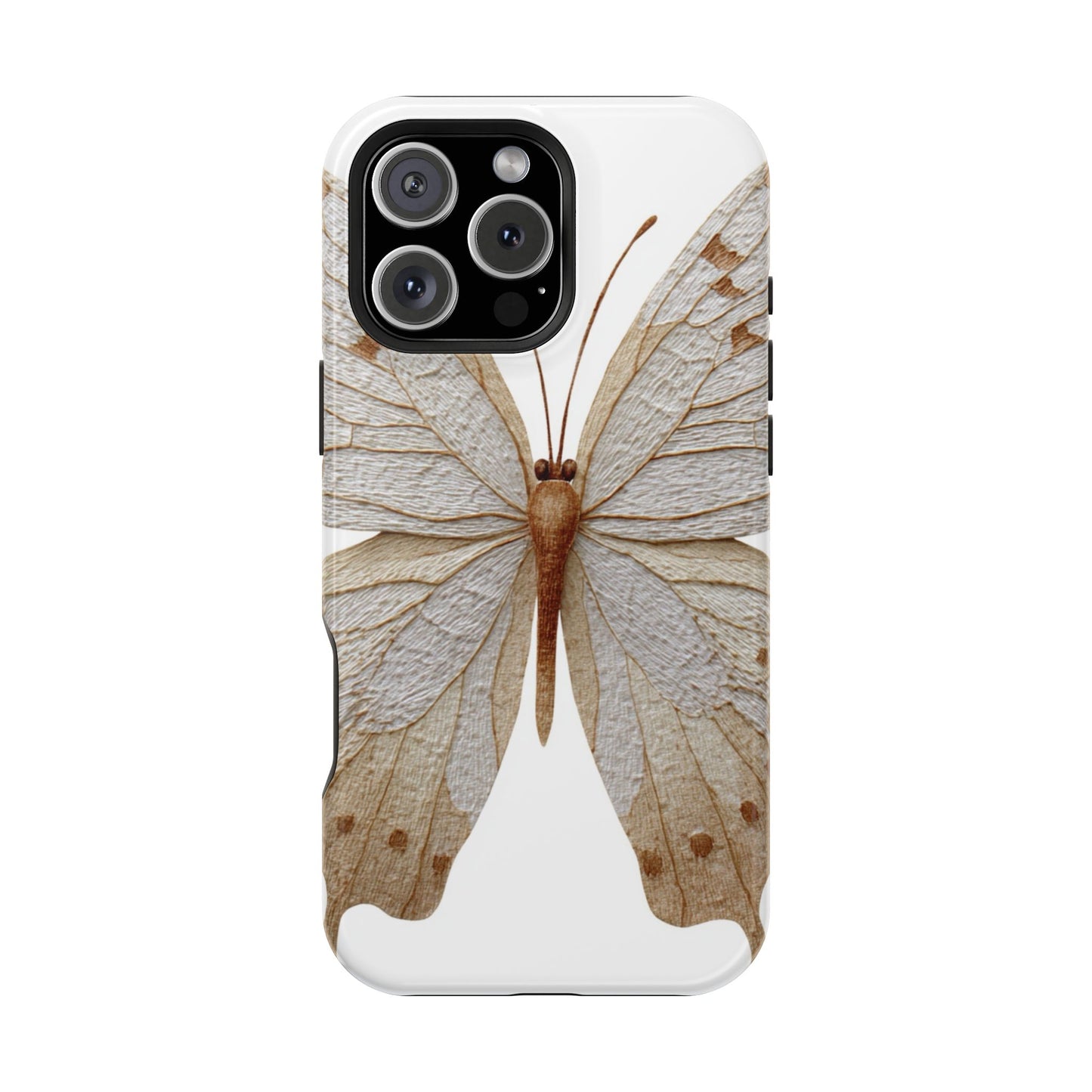 Butterfly Impact-Resistant Phone Case, Nature Lover Gift, Durable Phone Cover, Eco-Friendly Accessories, Unique Butterfly Design