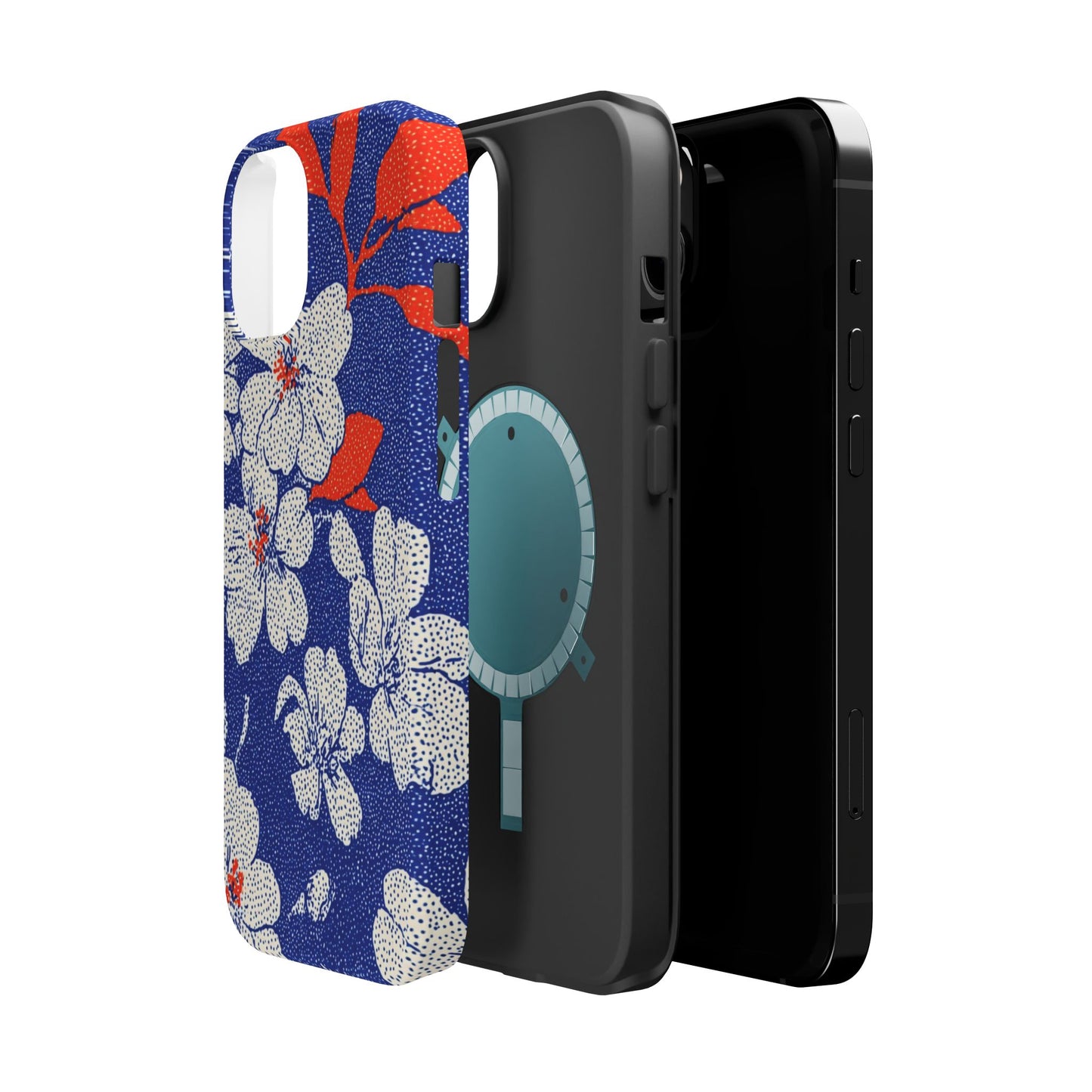 Floral Magnetic Phone Case - Durable Impact-Resistant Cover, Stylish Protection for Your Phone, Perfect Gift for Tech Lovers, Summer [...]