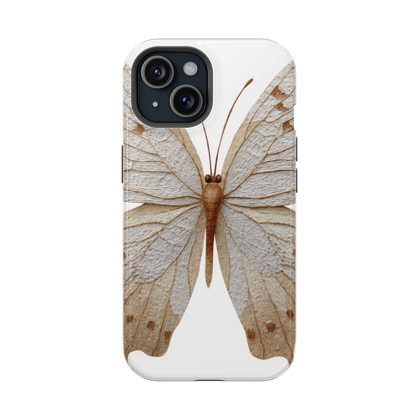 Butterfly Impact-Resistant Phone Case, Nature Lover Gift, Durable Phone Cover, Eco-Friendly Accessories, Unique Butterfly Design