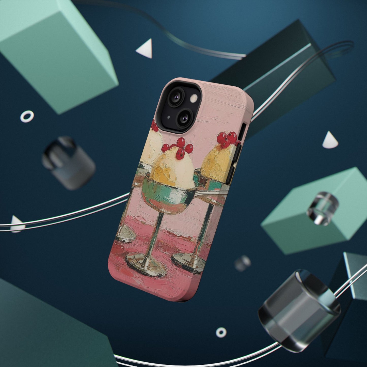 Delightful Ice Cream Cone Phone Case, Cute Phone Cover, Fun Smartphone Protection, Sweet Gift for Foodies, Whimsical Art Accessory