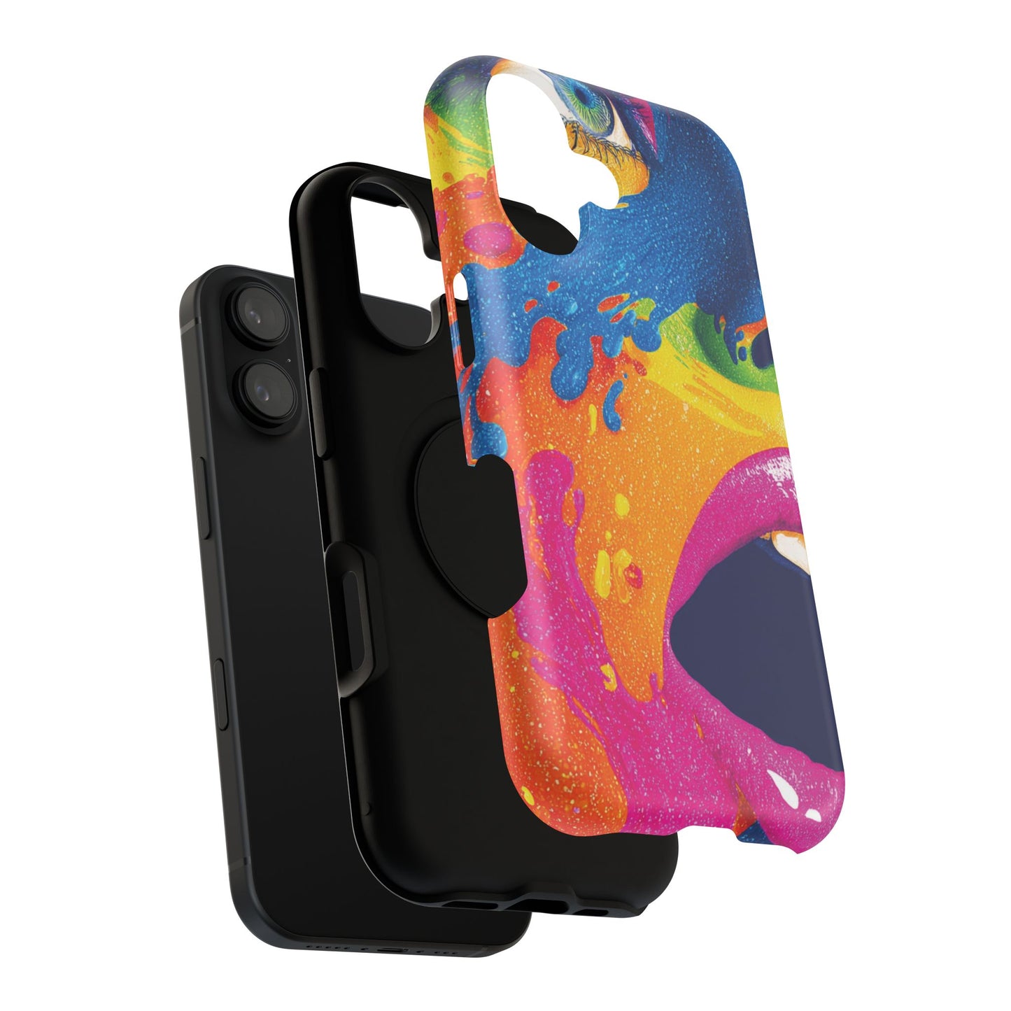 Vibrant Phone Cases with Impact Resistance, Colorful Phone Cover, Durable Mobile Case, Trendy Tech Accessories, Gift for Her