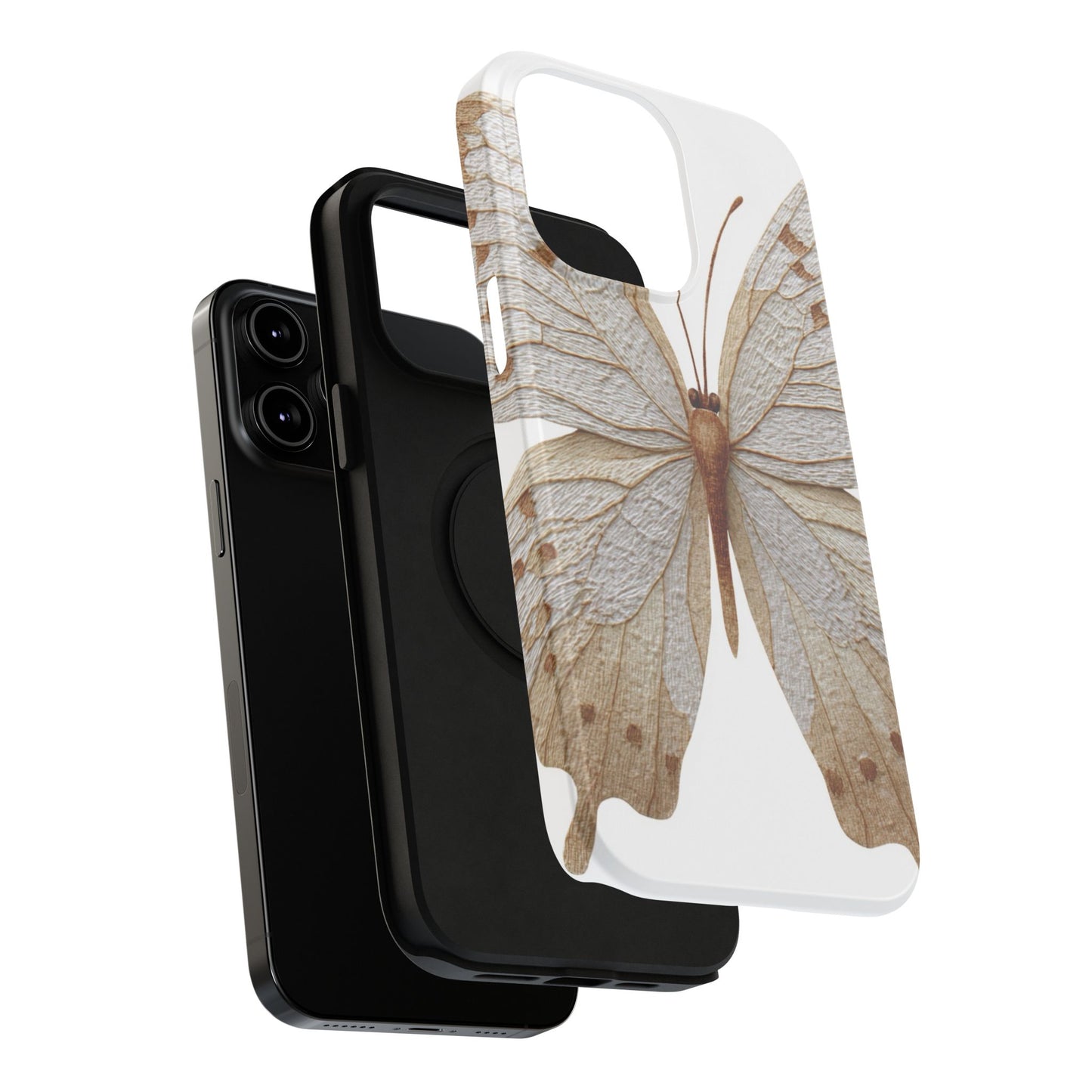 Butterfly Impact-Resistant Phone Case, Nature Lover Gift, Durable Phone Cover, Eco-Friendly Accessories, Unique Butterfly Design
