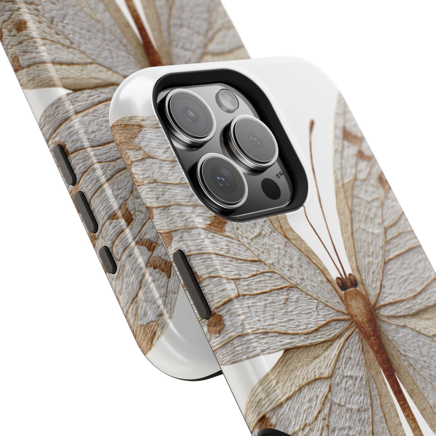 Butterfly Impact-Resistant Phone Case, Nature Lover Gift, Durable Phone Cover, Eco-Friendly Accessories, Unique Butterfly Design