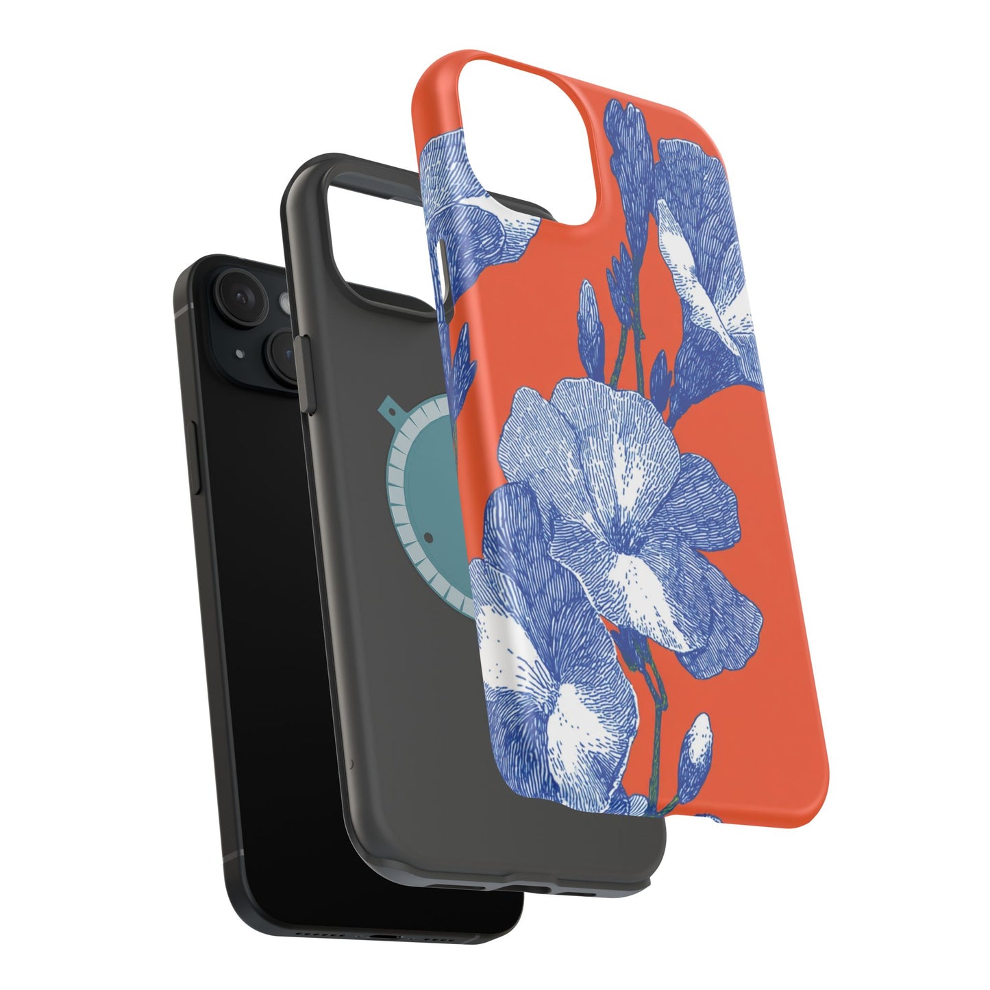 Floral Magnetic Phone Cases - Durable, Stylish, Perfect Gift, Phone Protection, Technology Accessories