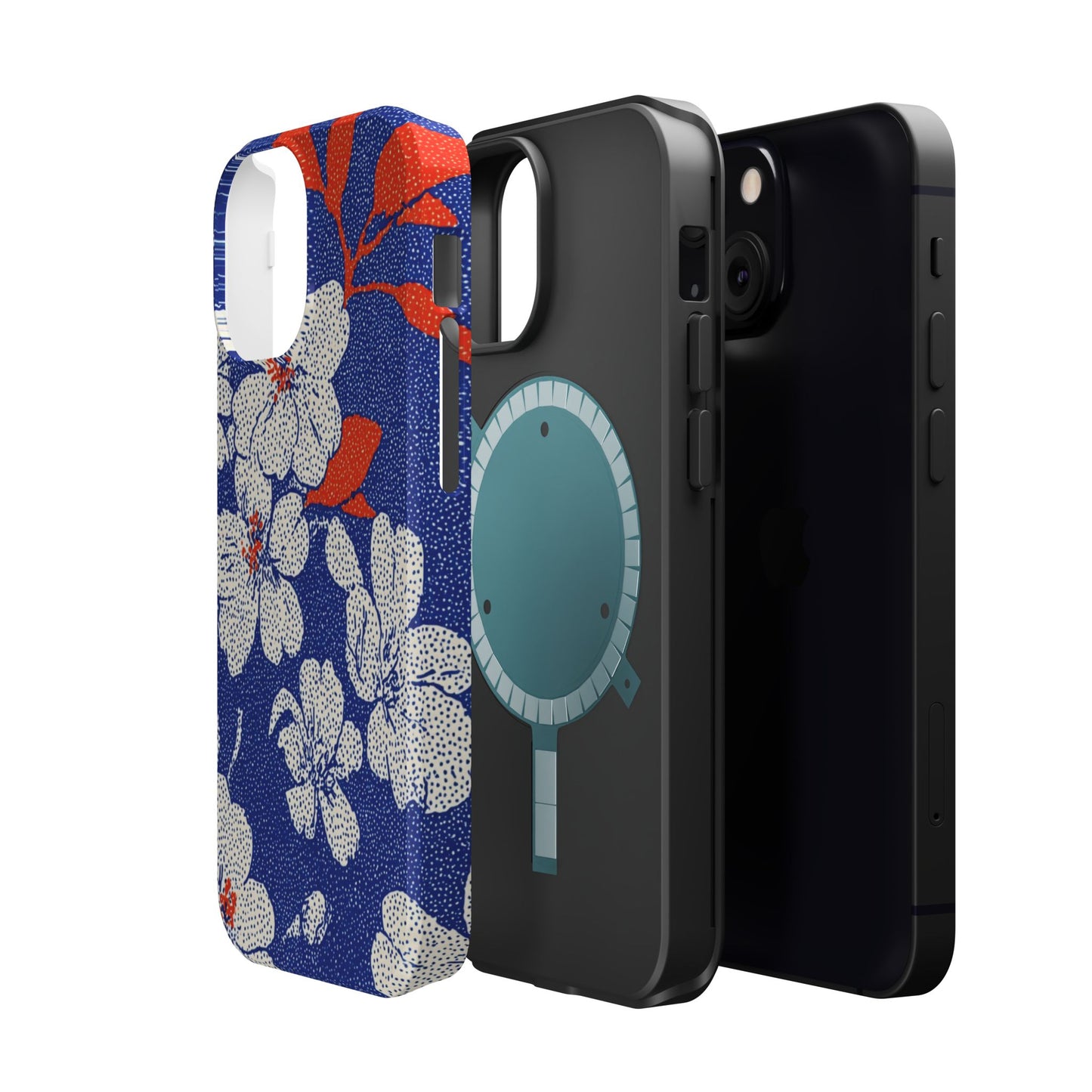 Floral Magnetic Phone Case - Durable Impact-Resistant Cover, Stylish Protection for Your Phone, Perfect Gift for Tech Lovers, Summer [...]