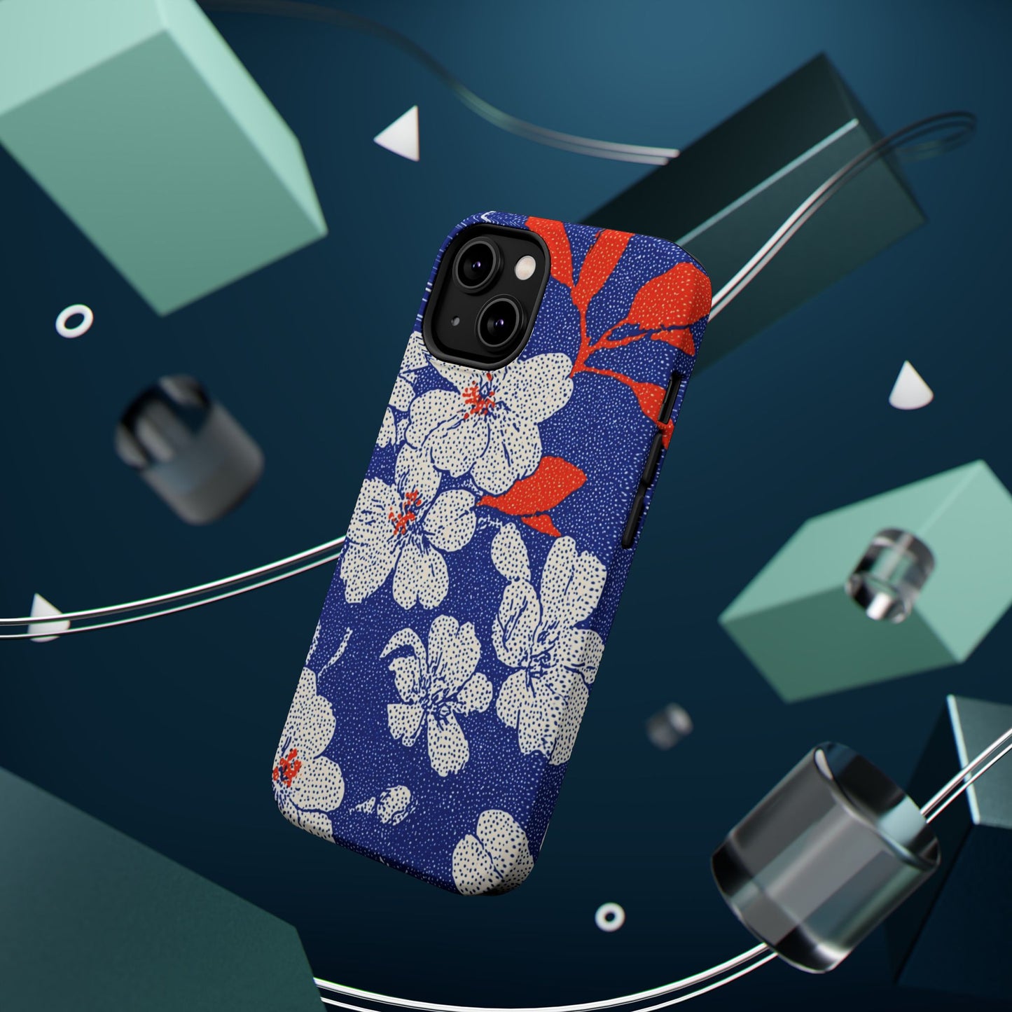 Floral Magnetic Phone Case - Durable Impact-Resistant Cover, Stylish Protection for Your Phone, Perfect Gift for Tech Lovers, Summer [...]