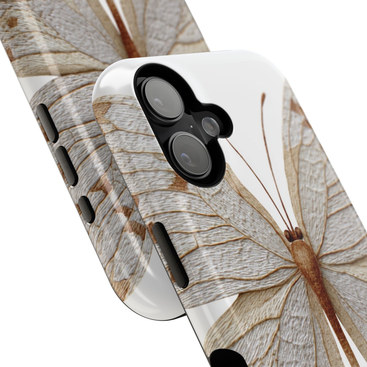 Butterfly Impact-Resistant Phone Case, Nature Lover Gift, Durable Phone Cover, Eco-Friendly Accessories, Unique Butterfly Design