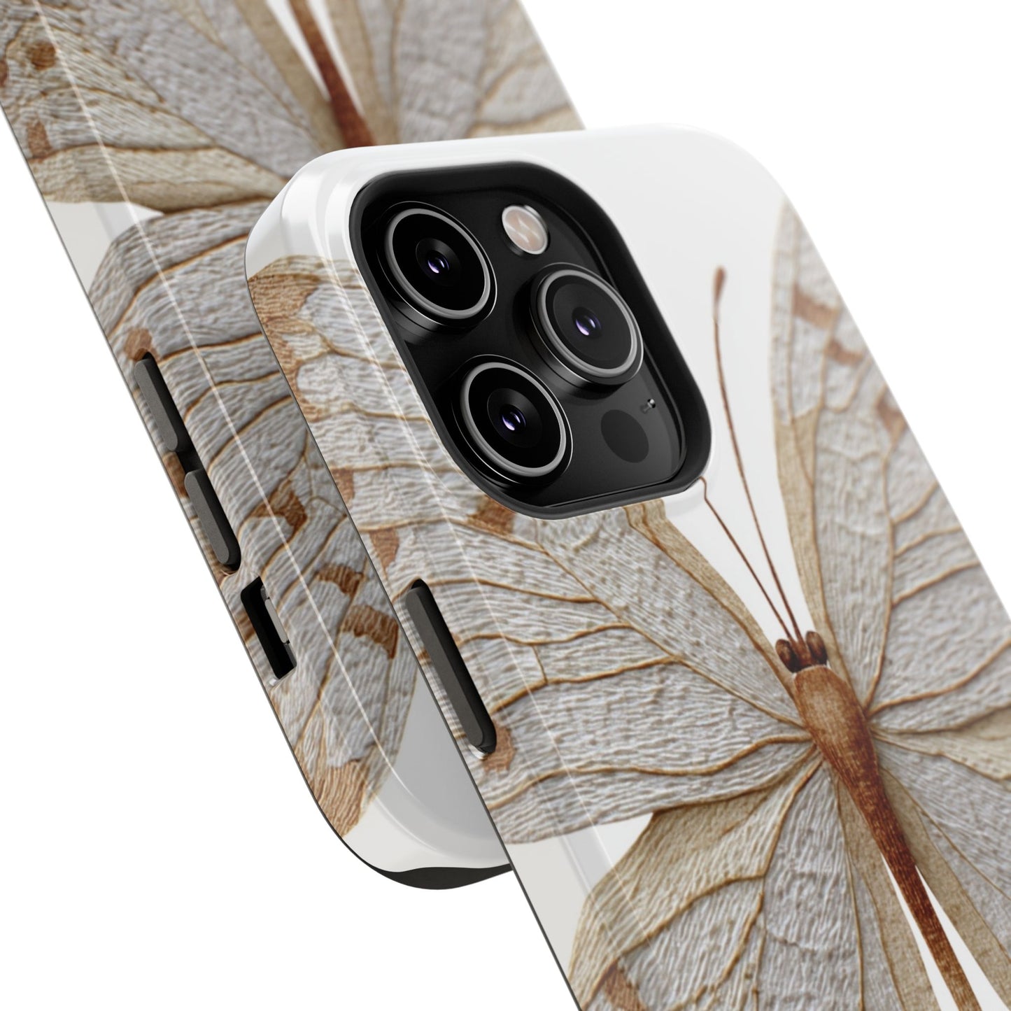 Butterfly Impact-Resistant Phone Case, Nature Lover Gift, Durable Phone Cover, Eco-Friendly Accessories, Unique Butterfly Design