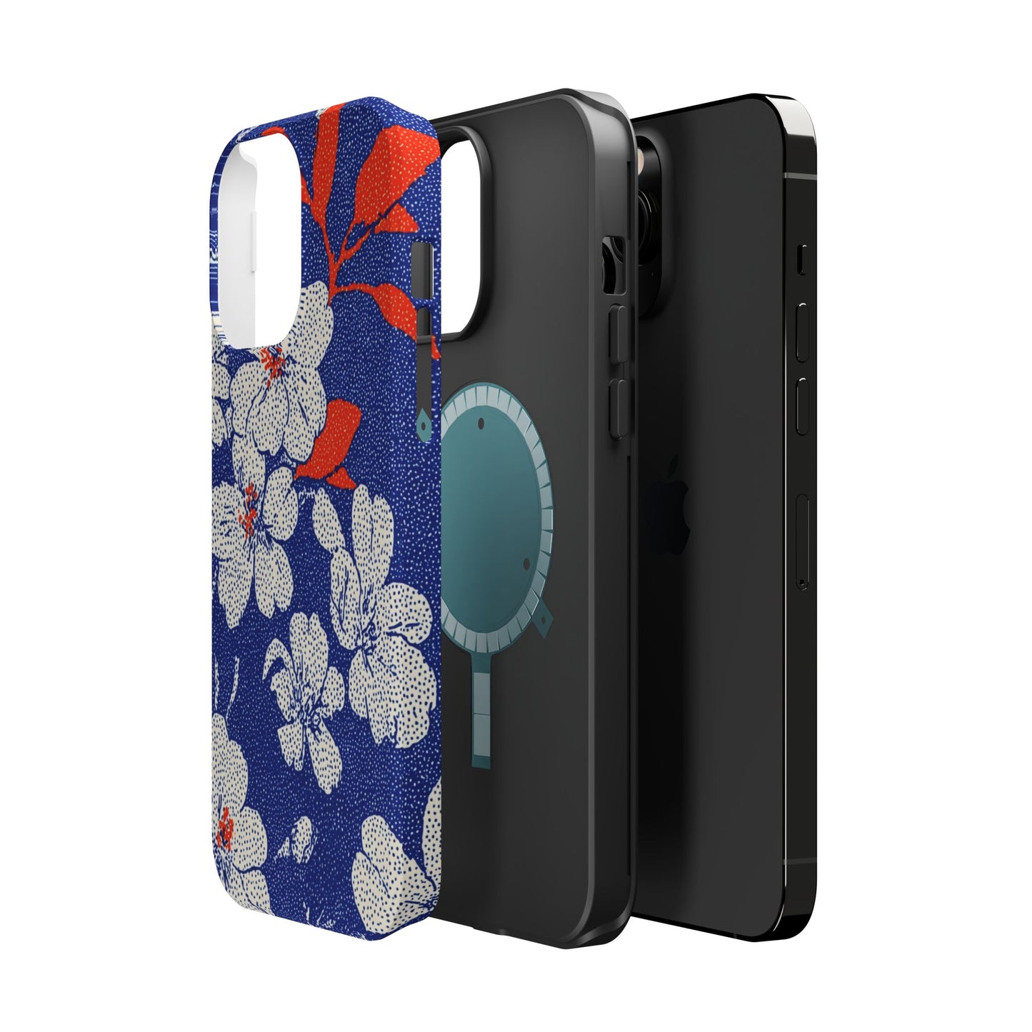 Floral Magnetic Phone Case - Durable Impact-Resistant Cover, Stylish Protection for Your Phone, Perfect Gift for Tech Lovers, Summer [...]