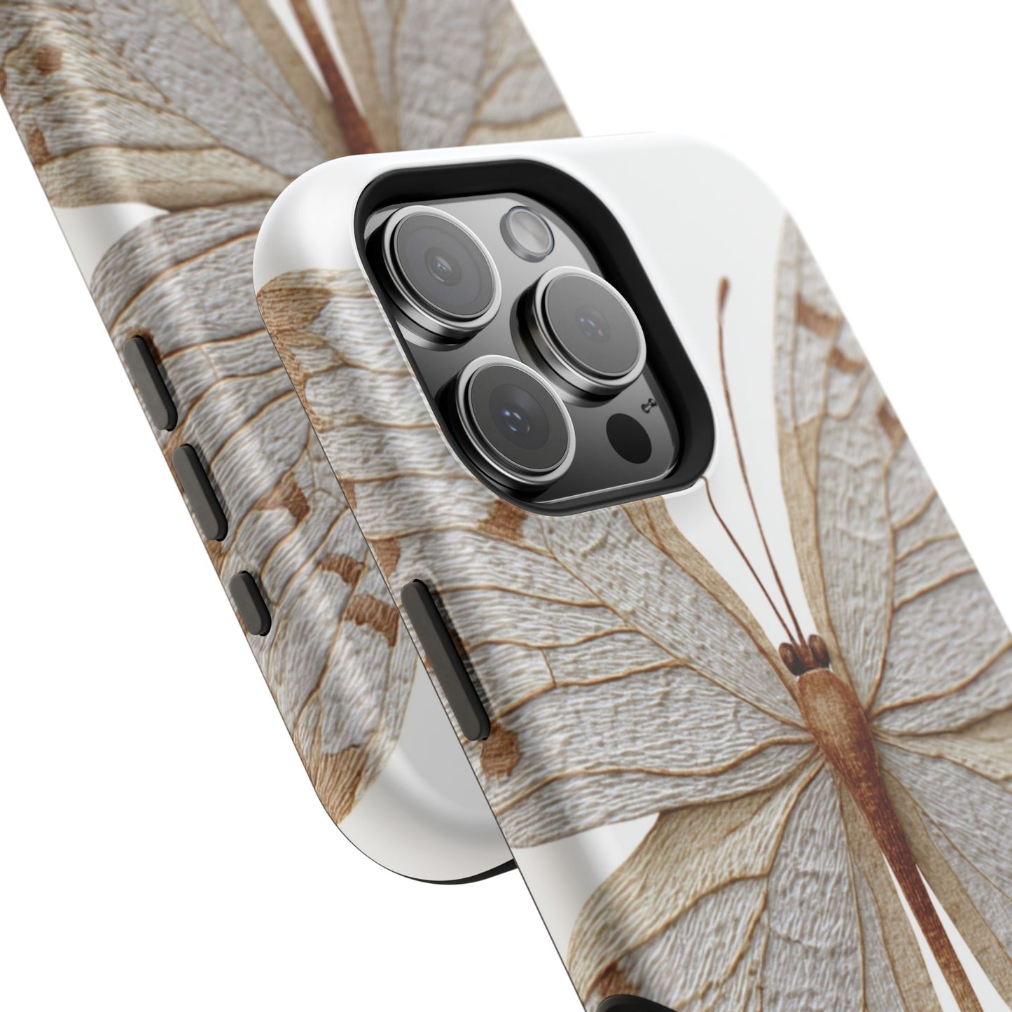 Butterfly Impact-Resistant Phone Case, Nature Lover Gift, Durable Phone Cover, Eco-Friendly Accessories, Unique Butterfly Design