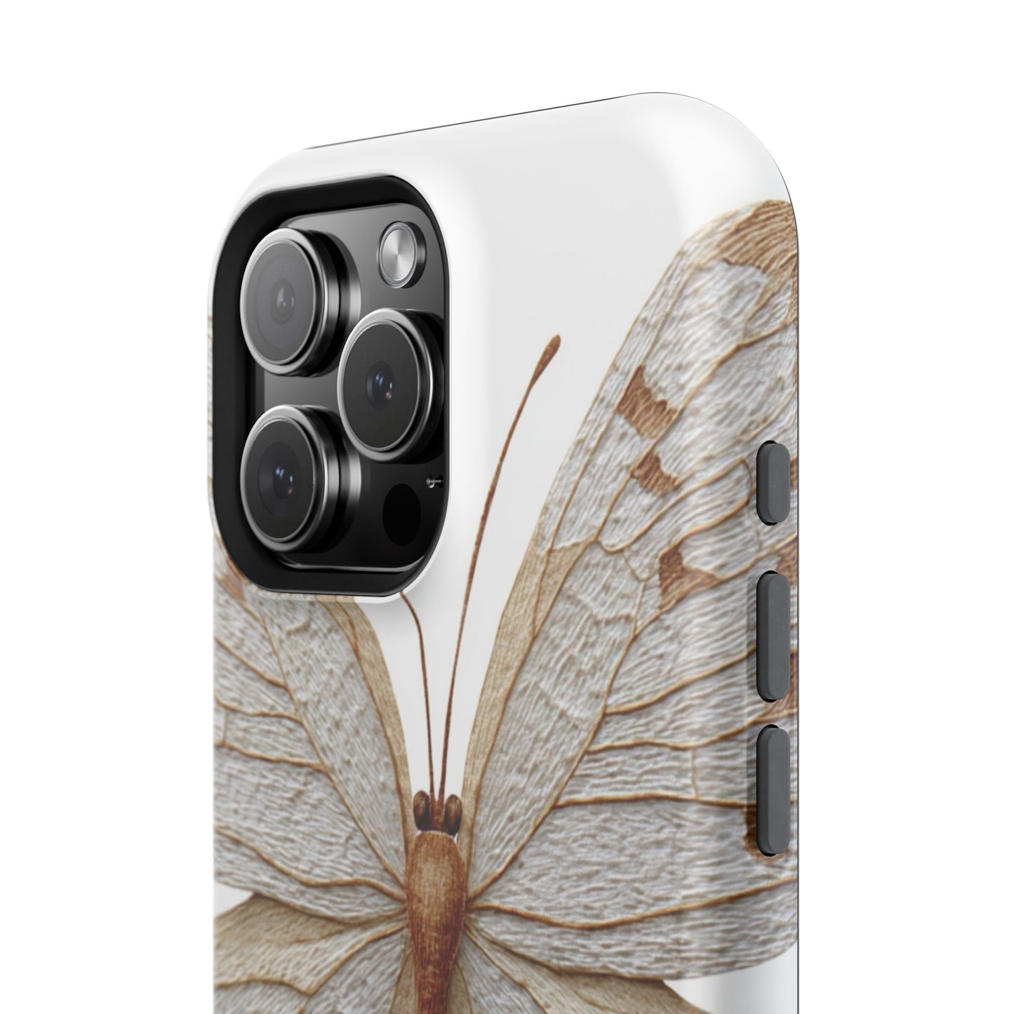 Butterfly Impact-Resistant Phone Case, Nature Lover Gift, Durable Phone Cover, Eco-Friendly Accessories, Unique Butterfly Design