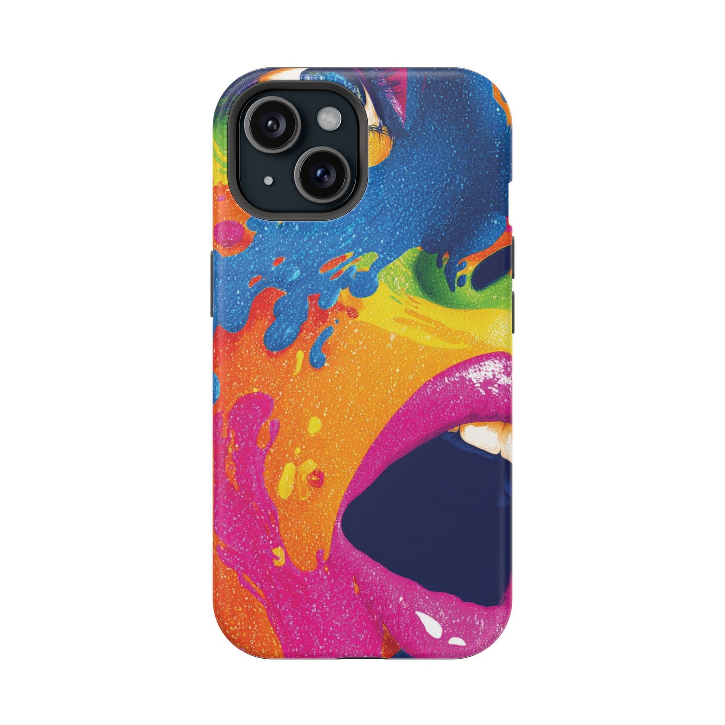 Vibrant Phone Cases with Impact Resistance, Colorful Phone Cover, Durable Mobile Case, Trendy Tech Accessories, Gift for Her