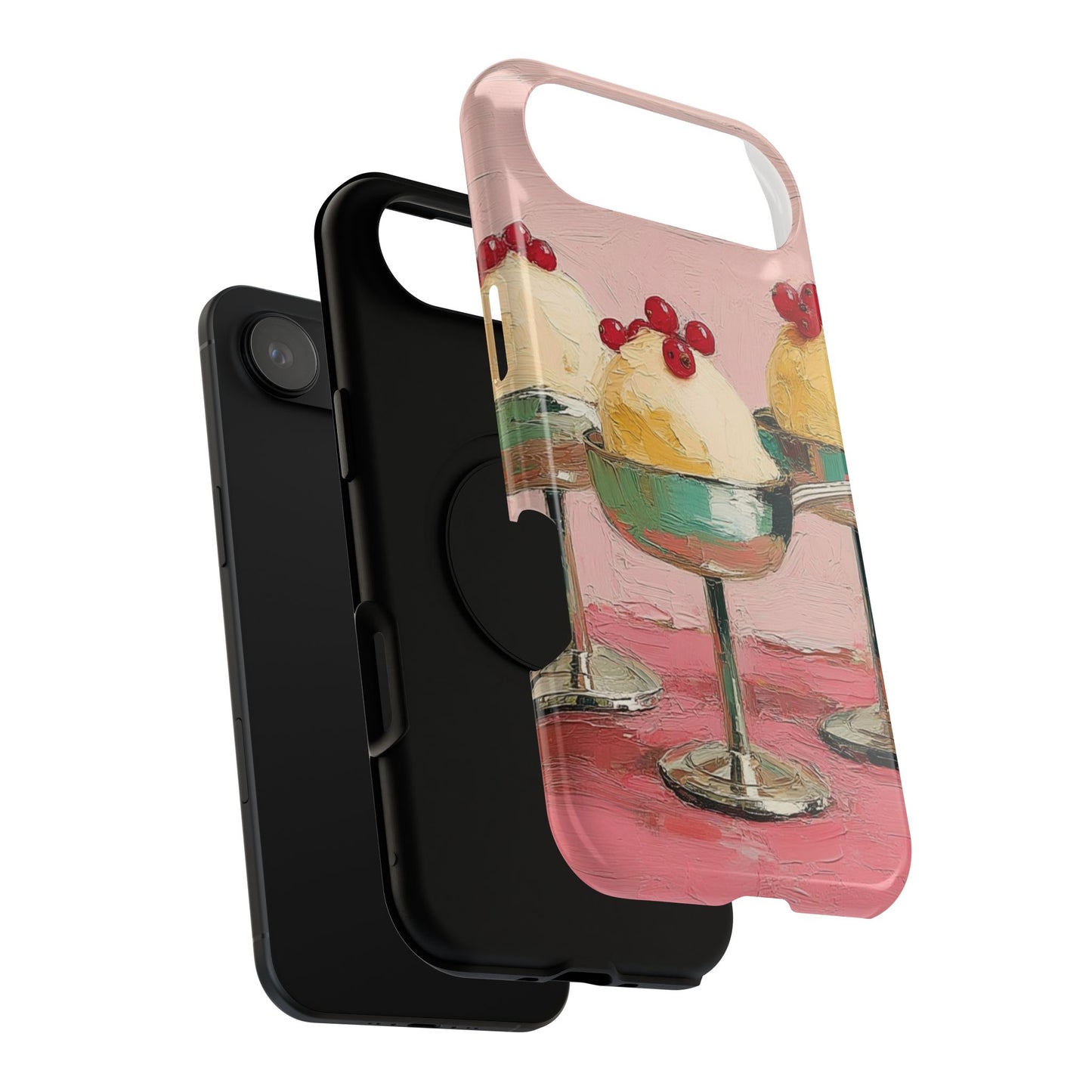 Delightful Ice Cream Cone Phone Case, Cute Phone Cover, Fun Smartphone Protection, Sweet Gift for Foodies, Whimsical Art Accessory