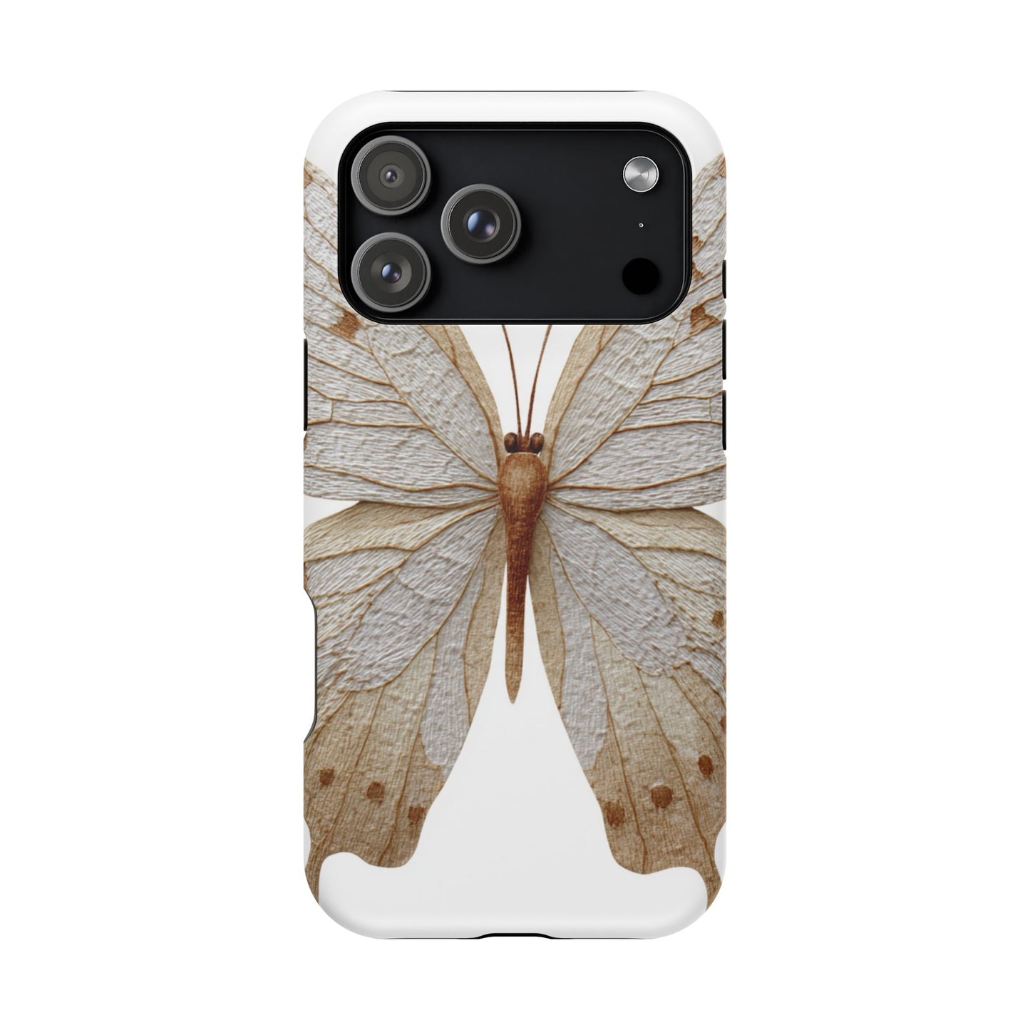 Butterfly Impact-Resistant Phone Case, Nature Lover Gift, Durable Phone Cover, Eco-Friendly Accessories, Unique Butterfly Design