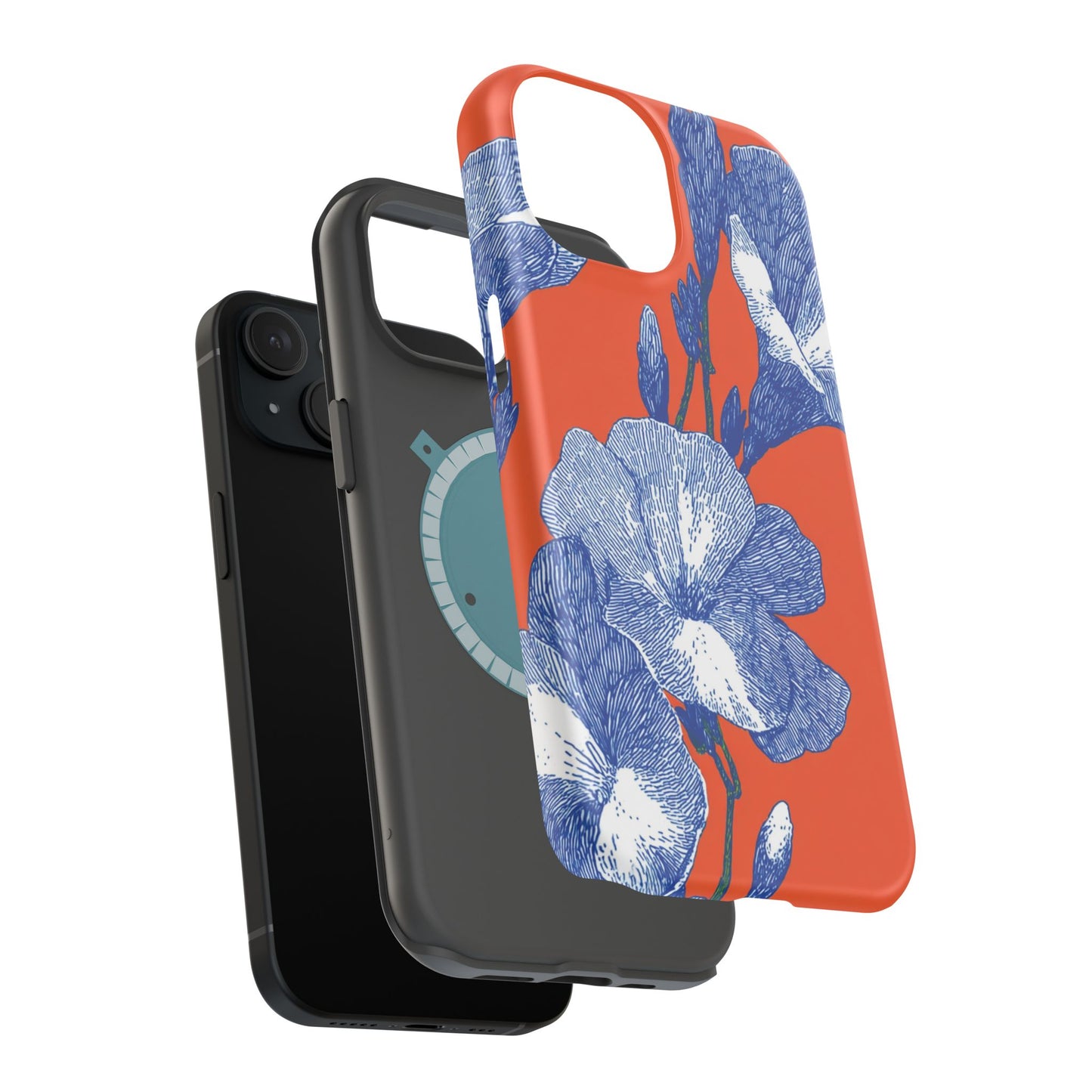 Floral Magnetic Phone Cases - Durable, Stylish, Perfect Gift, Phone Protection, Technology Accessories