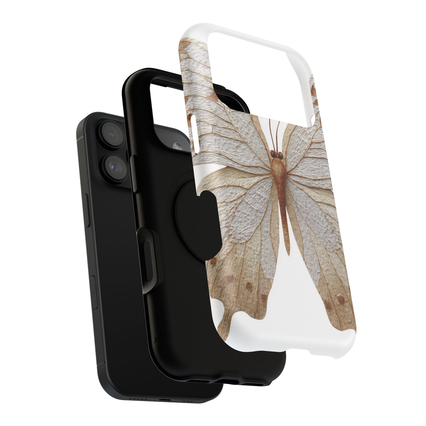Butterfly Impact-Resistant Phone Case, Nature Lover Gift, Durable Phone Cover, Eco-Friendly Accessories, Unique Butterfly Design