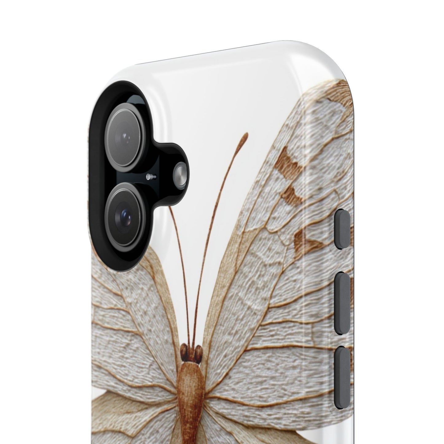 Butterfly Impact-Resistant Phone Case, Nature Lover Gift, Durable Phone Cover, Eco-Friendly Accessories, Unique Butterfly Design