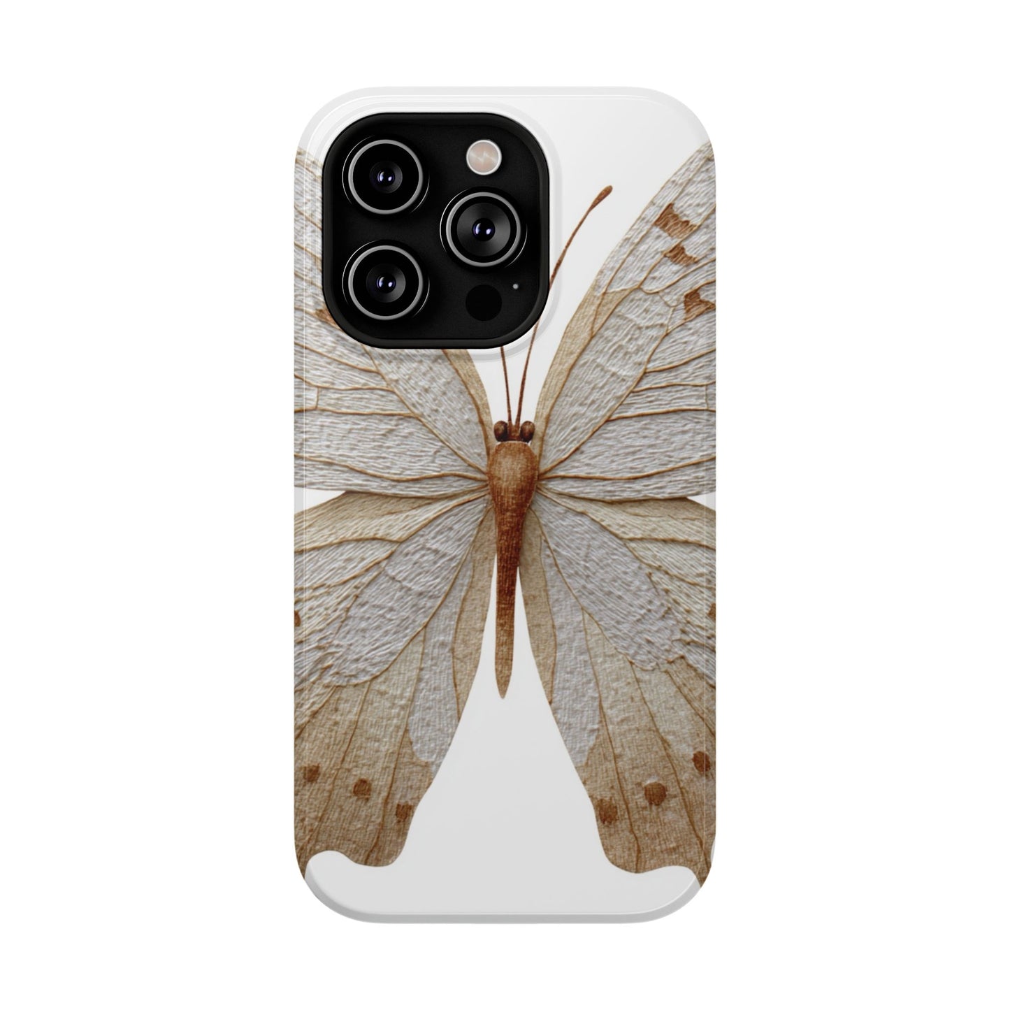 Butterfly Impact-Resistant Phone Case, Nature Lover Gift, Durable Phone Cover, Eco-Friendly Accessories, Unique Butterfly Design