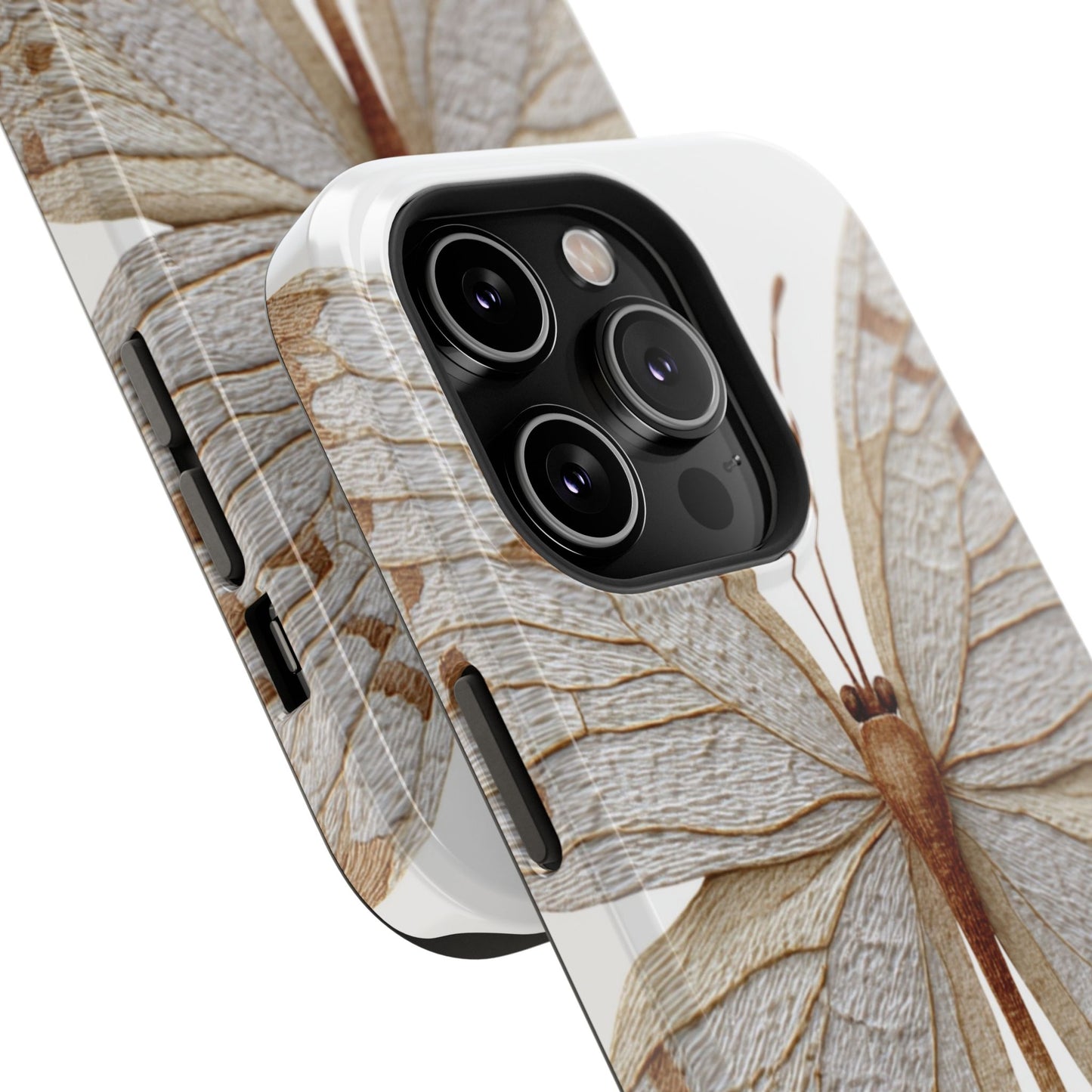Butterfly Impact-Resistant Phone Case, Nature Lover Gift, Durable Phone Cover, Eco-Friendly Accessories, Unique Butterfly Design
