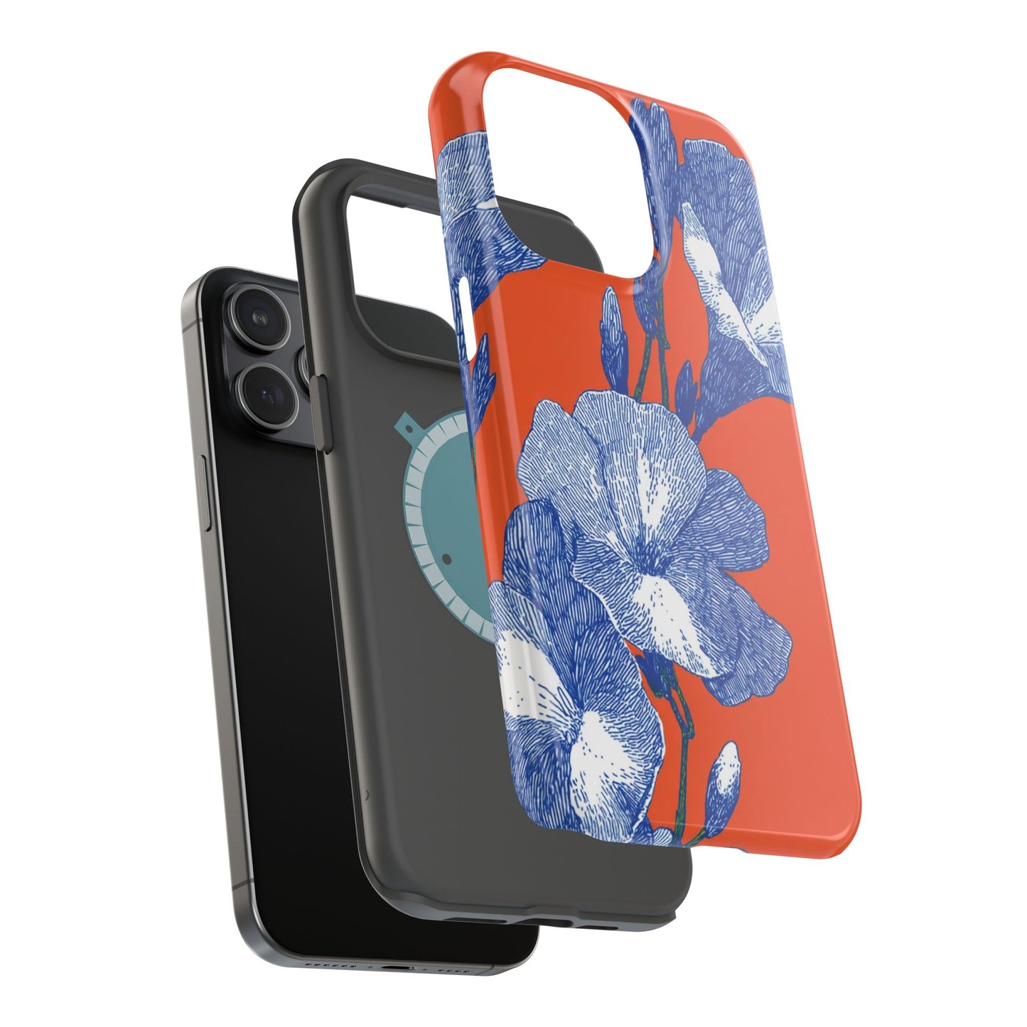 Floral Magnetic Phone Cases - Durable, Stylish, Perfect Gift, Phone Protection, Technology Accessories
