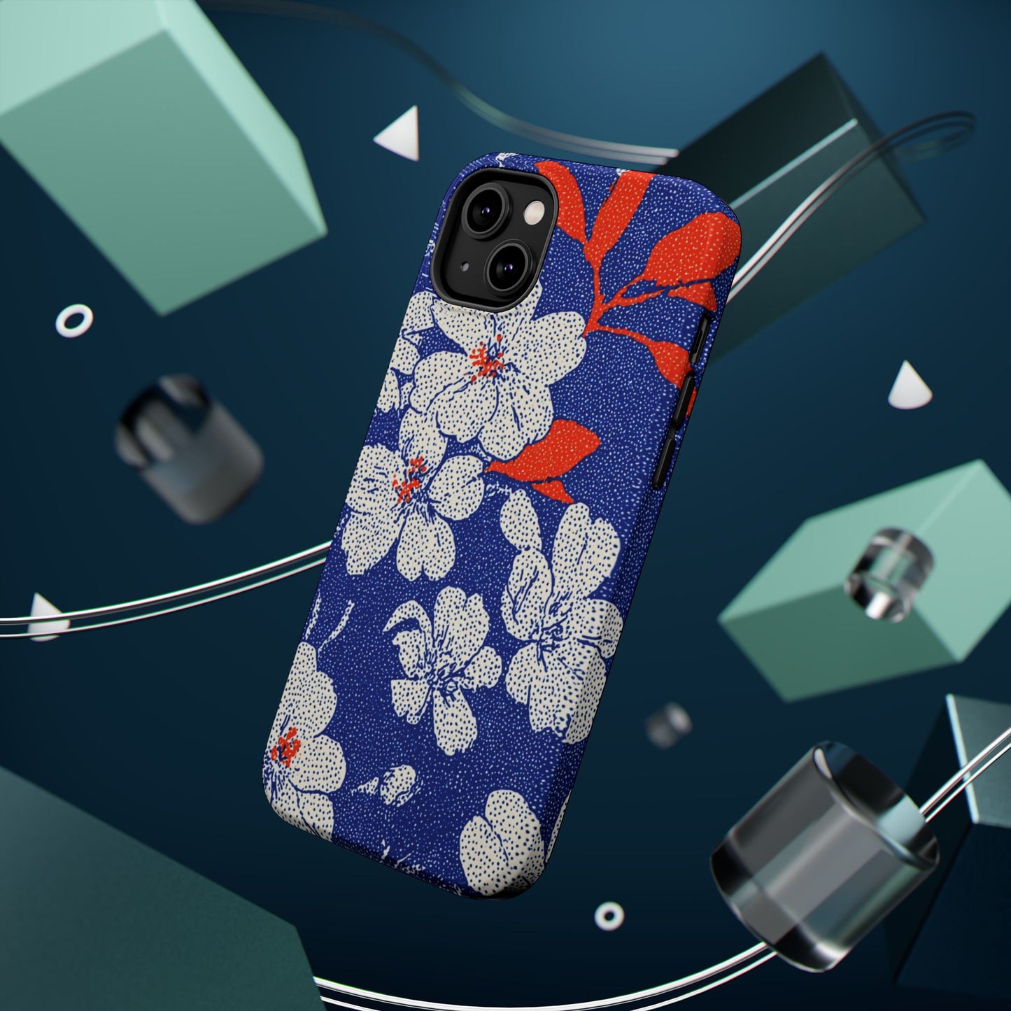 Floral Magnetic Phone Case - Durable Impact-Resistant Cover, Stylish Protection for Your Phone, Perfect Gift for Tech Lovers, Summer [...]