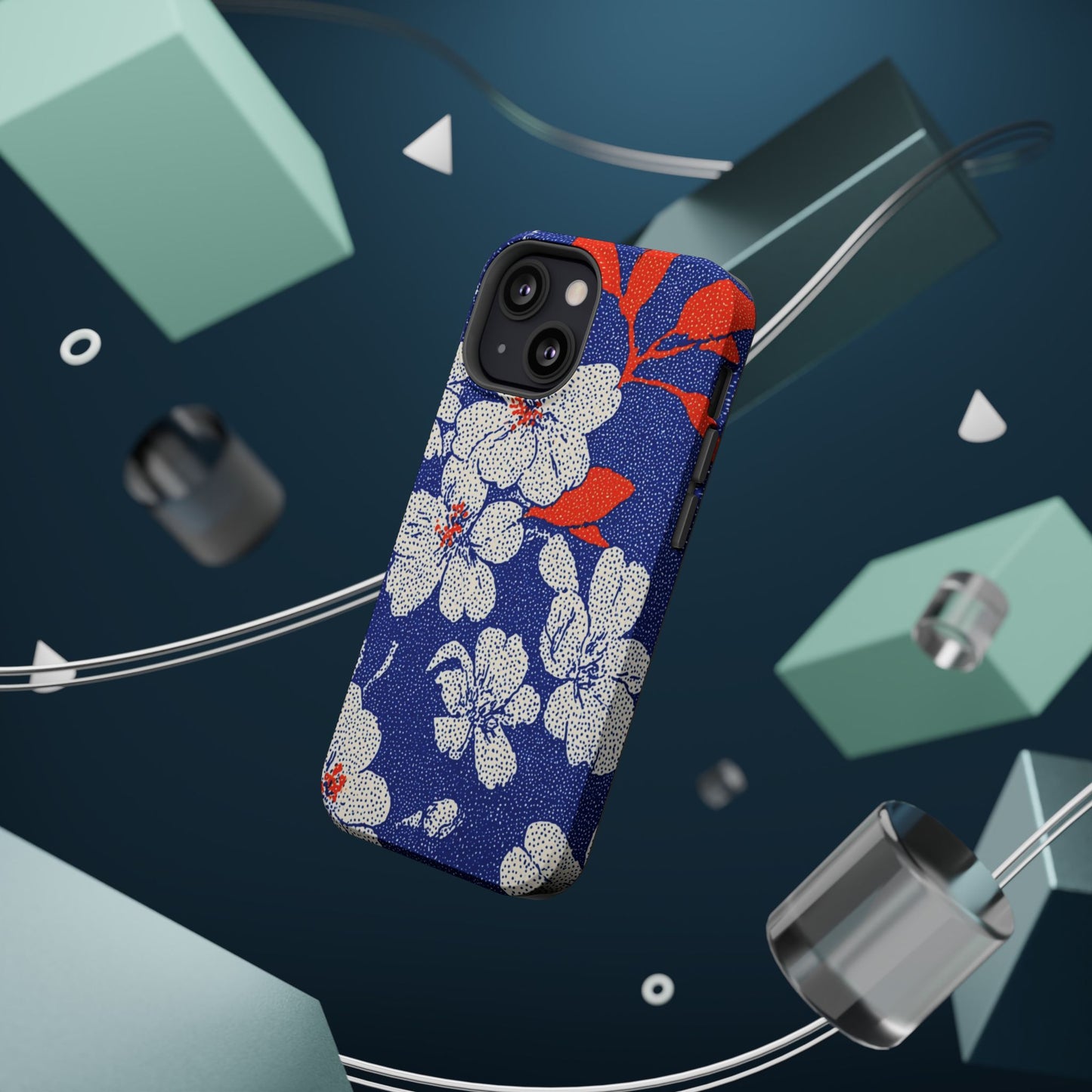 Floral Magnetic Phone Case - Durable Impact-Resistant Cover, Stylish Protection for Your Phone, Perfect Gift for Tech Lovers, Summer [...]
