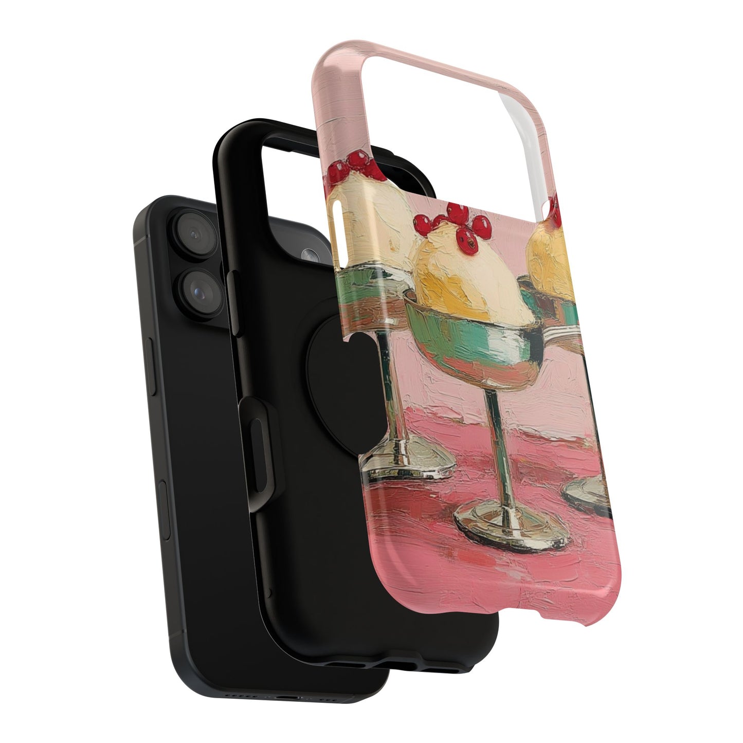 Delightful Ice Cream Cone Phone Case, Cute Phone Cover, Fun Smartphone Protection, Sweet Gift for Foodies, Whimsical Art Accessory