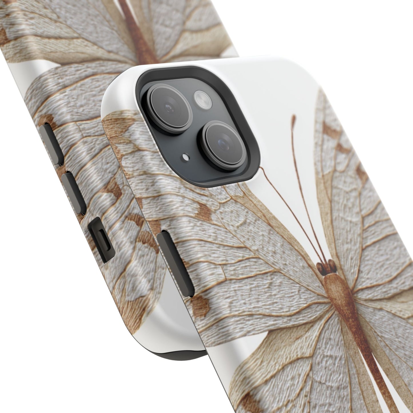 Butterfly Impact-Resistant Phone Case, Nature Lover Gift, Durable Phone Cover, Eco-Friendly Accessories, Unique Butterfly Design