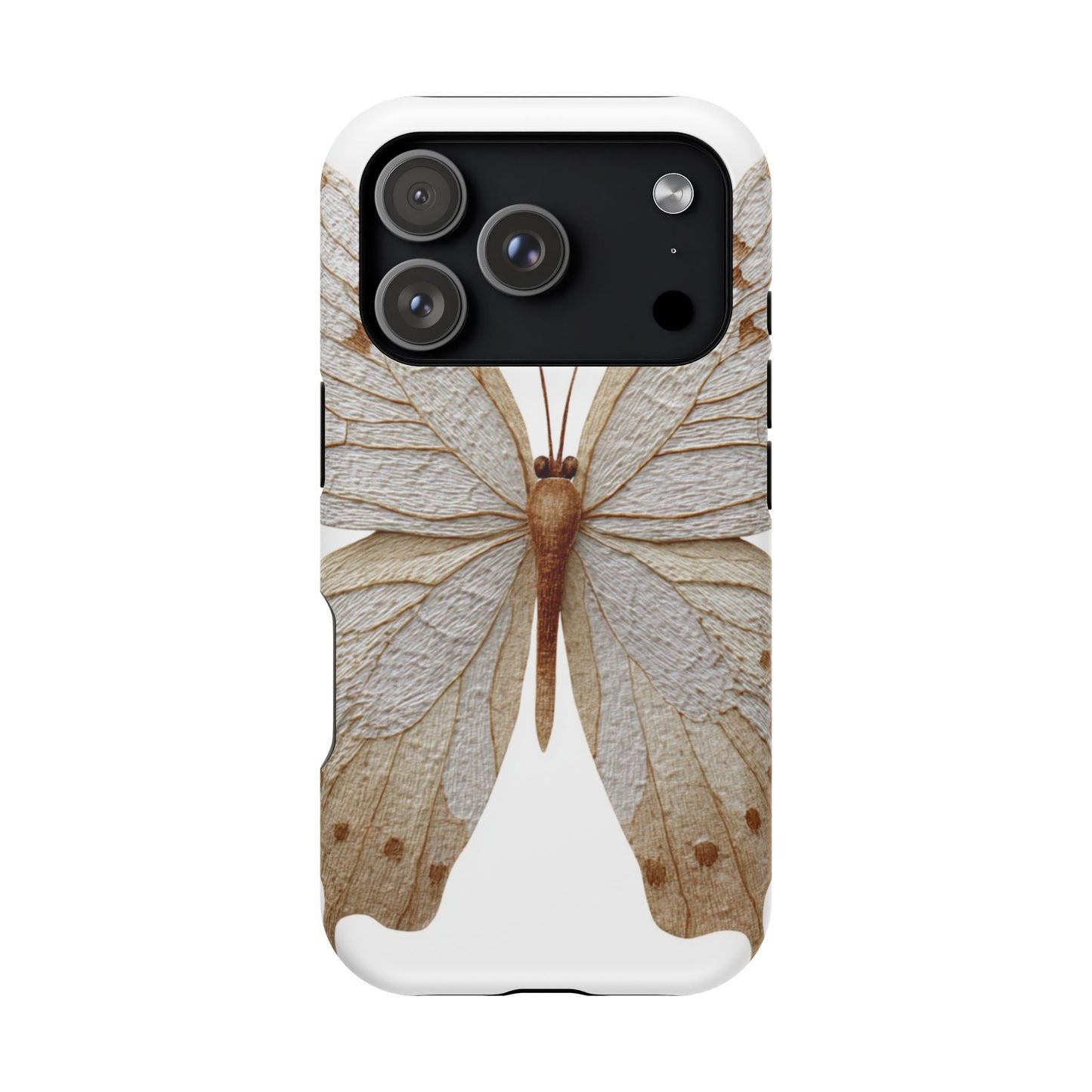 Butterfly Impact-Resistant Phone Case, Nature Lover Gift, Durable Phone Cover, Eco-Friendly Accessories, Unique Butterfly Design
