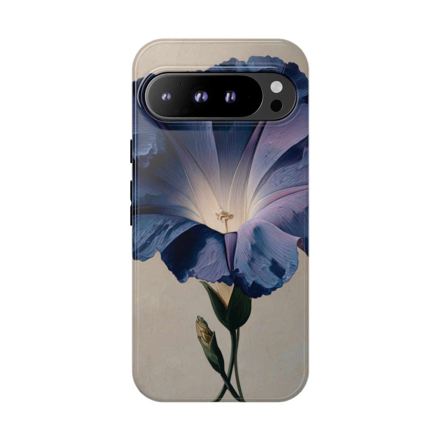 Floral Phone Case, Tough Cases with Purple Flower Design, Gift for Nature Lovers, Floral Decor, Phone Accessories