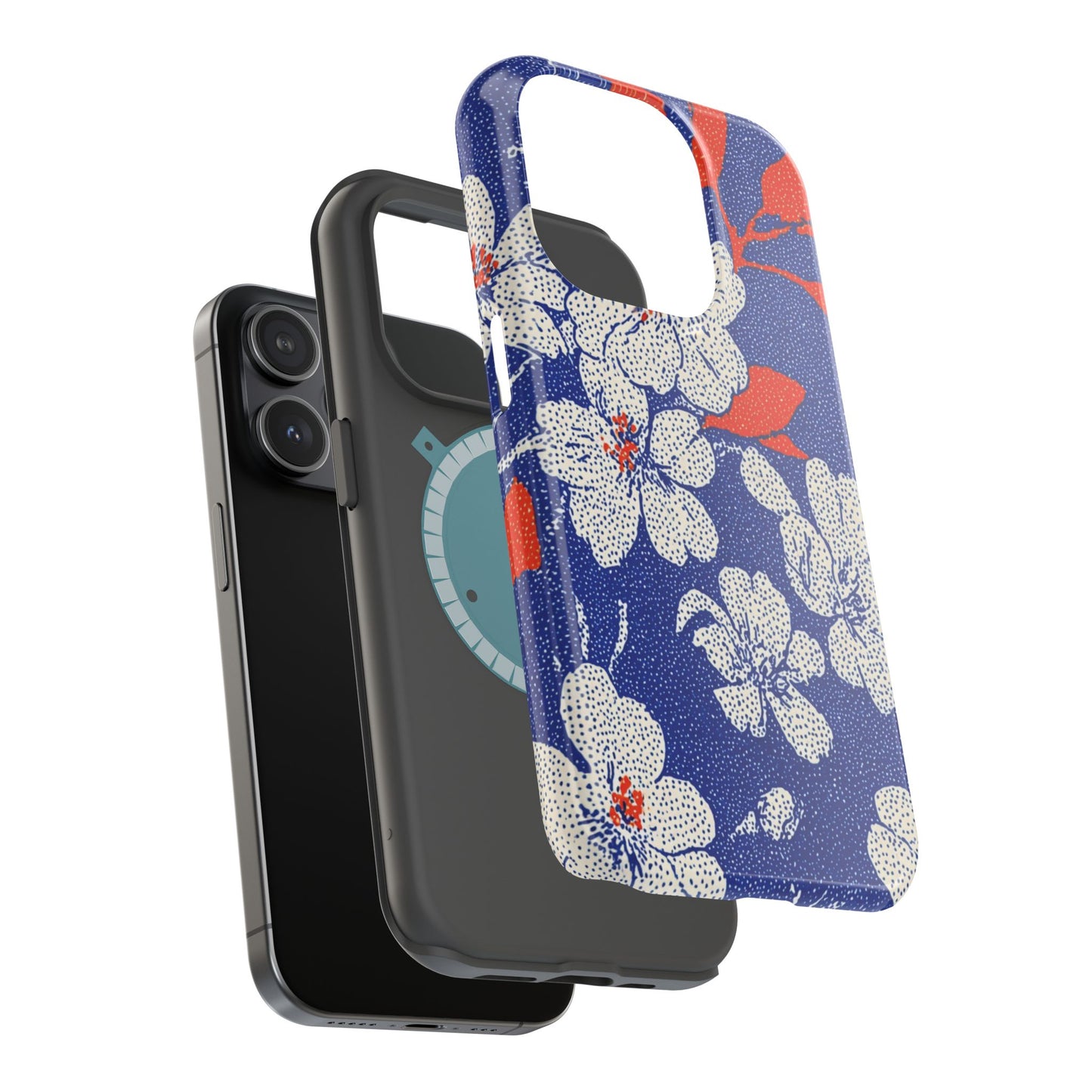 Floral Magnetic Phone Case - Durable Impact-Resistant Cover, Stylish Protection for Your Phone, Perfect Gift for Tech Lovers, Summer [...]